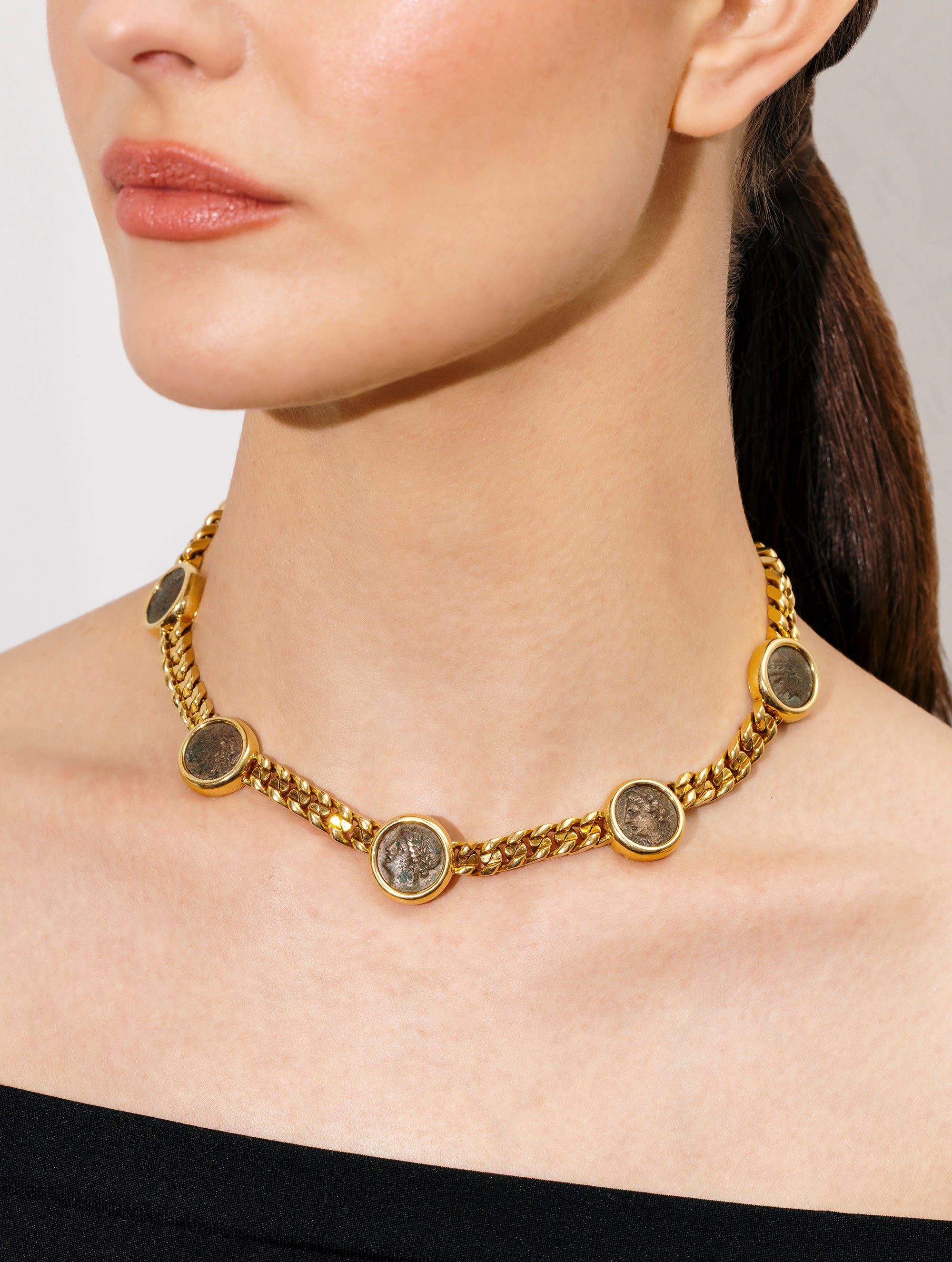 Vintage Bulgari Monete Necklace, Circa 1970s