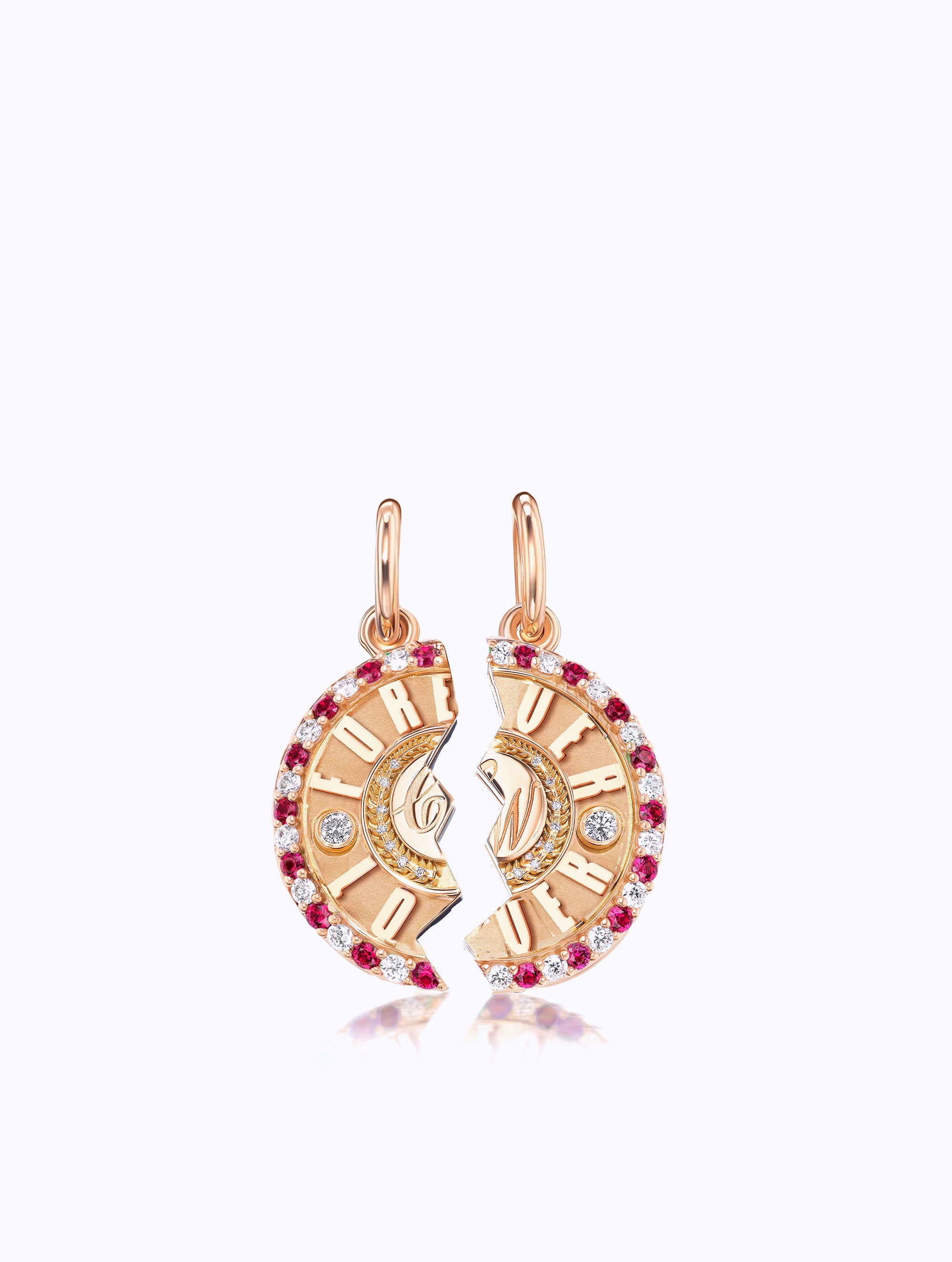 'FOREVER LOVER' DUET MEDALLION SET