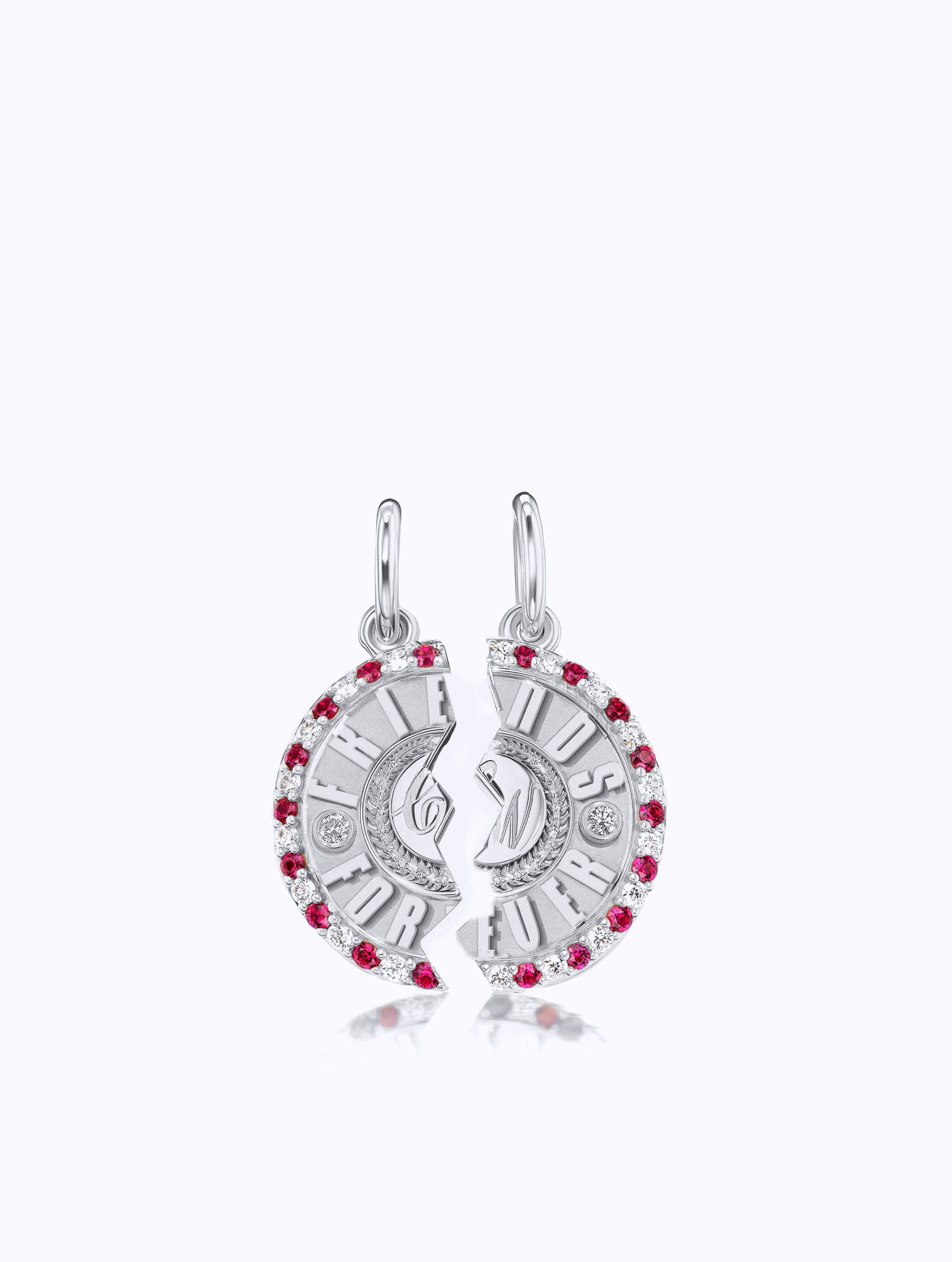 'FRIENDS FOREVER' DUET MEDALLION SET