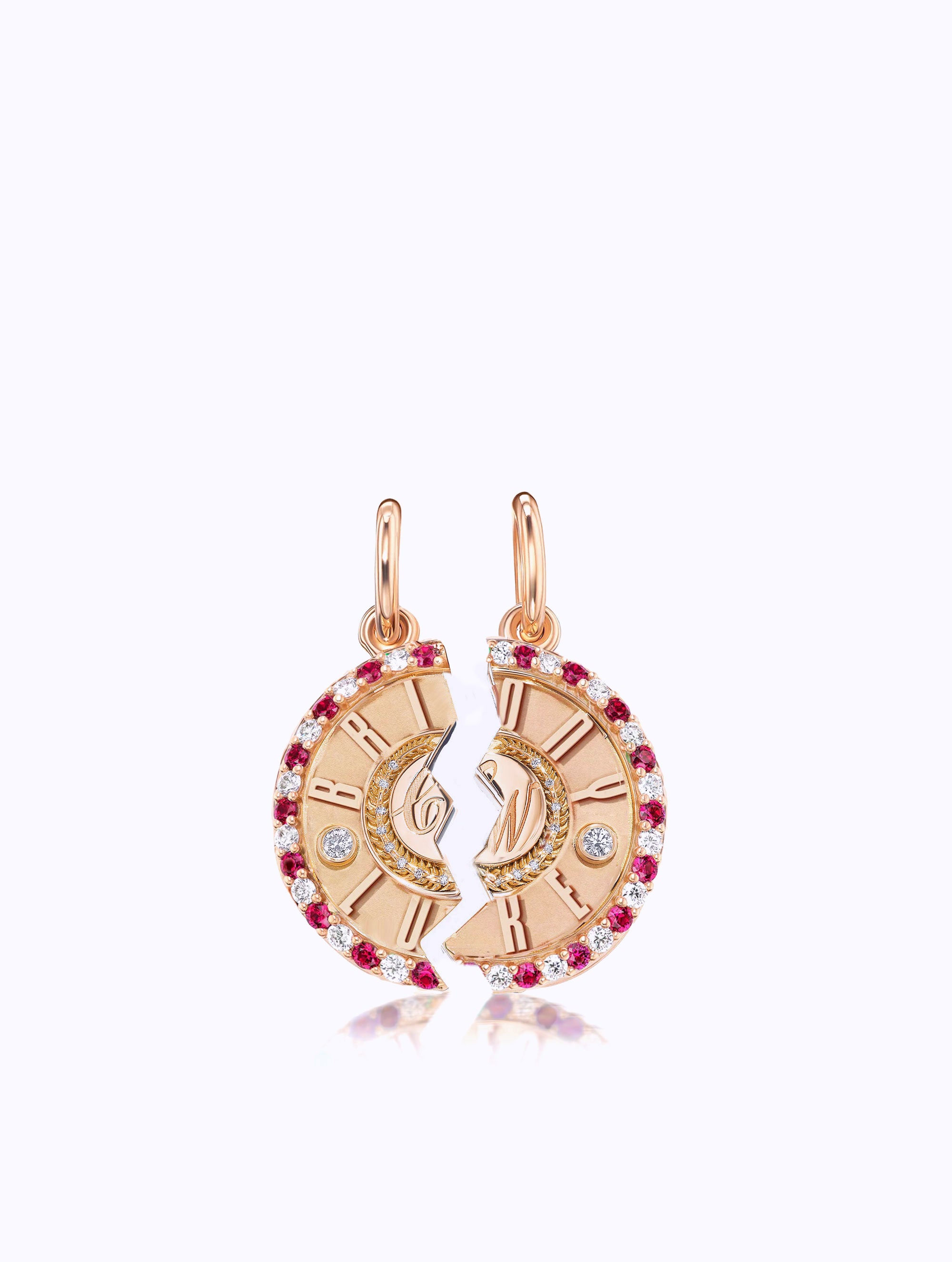 DOUBLE NAME DUET MEDALLION SET