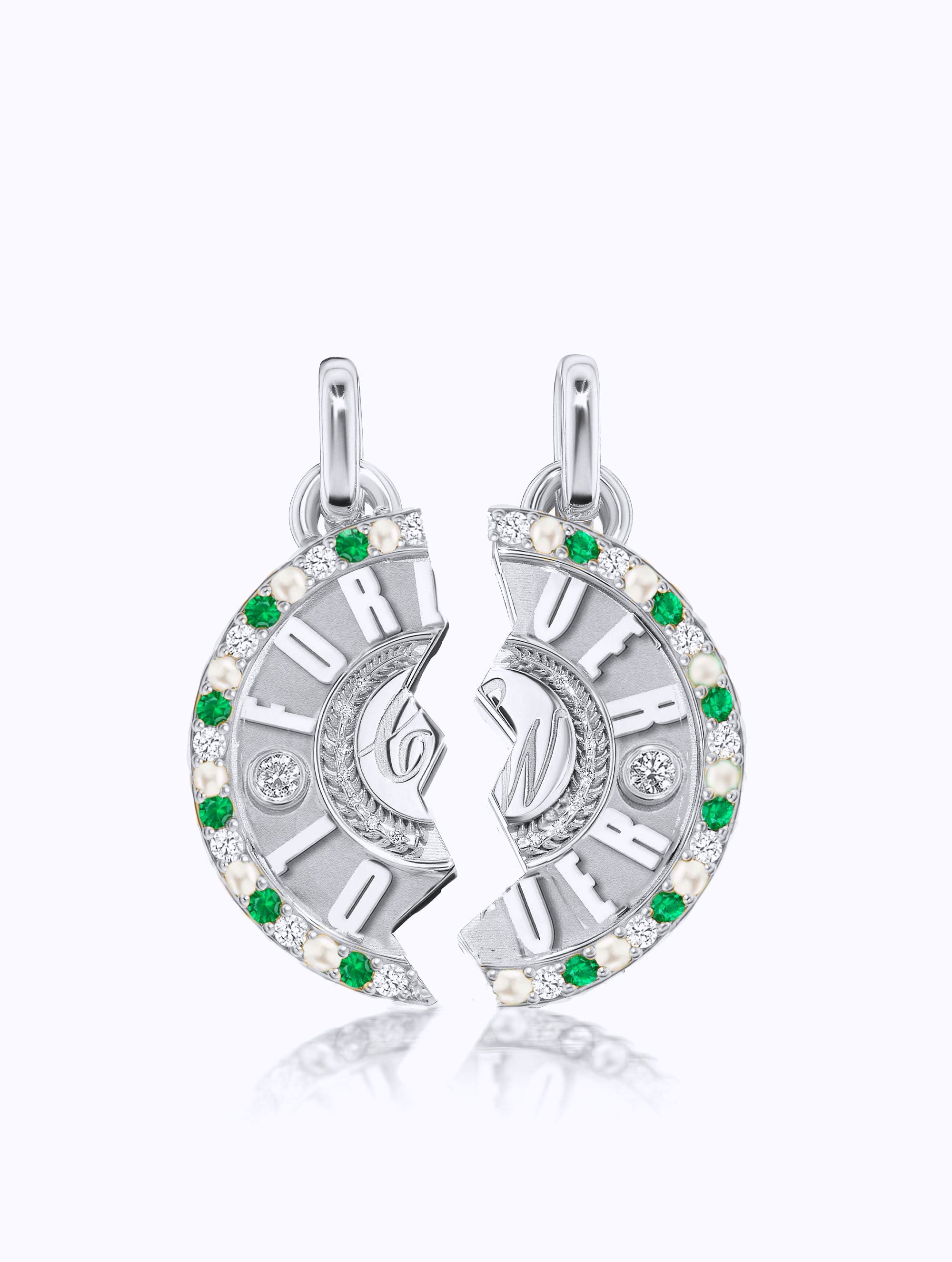 'FOREVER LOVER' DUET MEDALLION SET