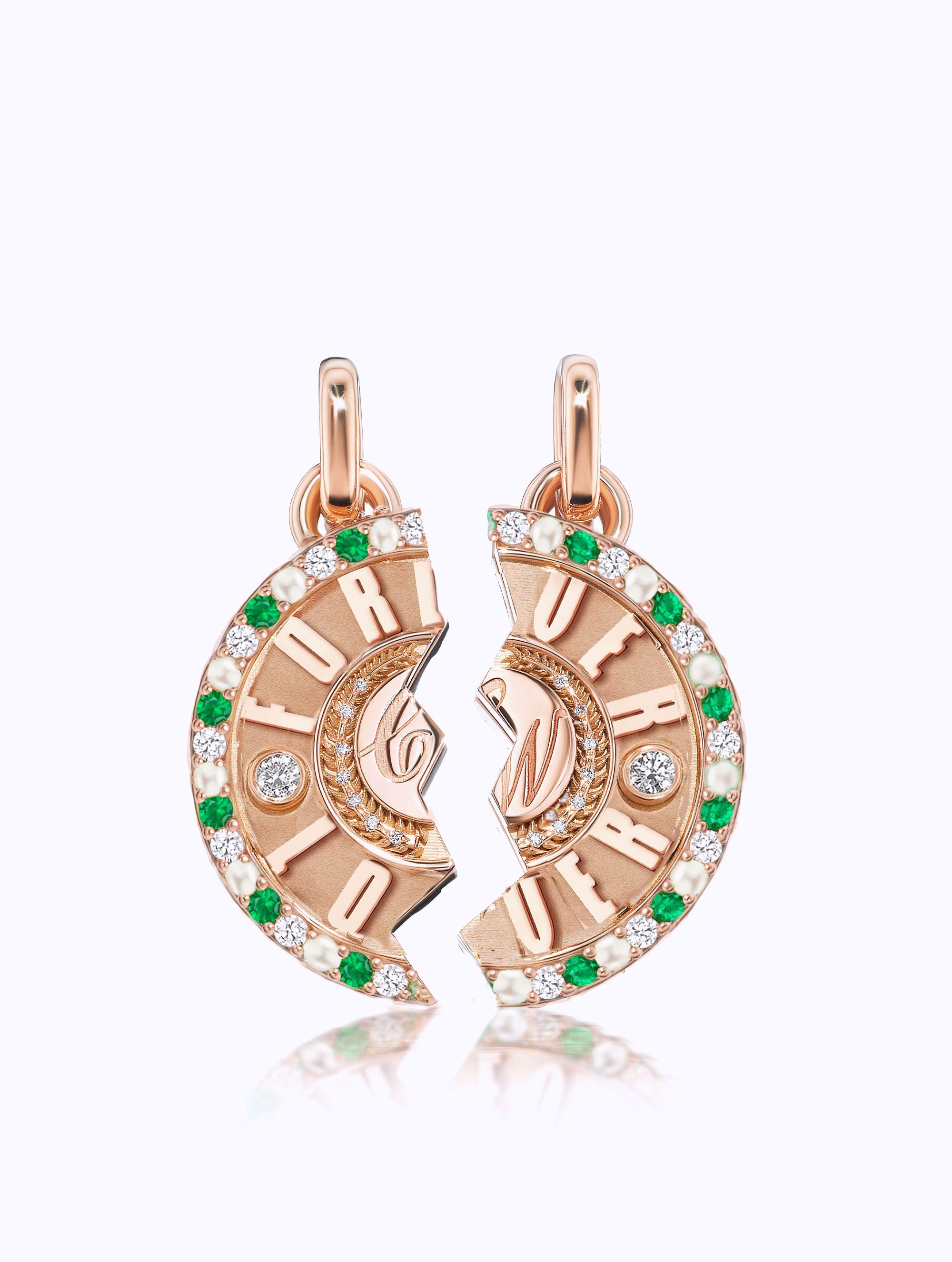 'FOREVER LOVER' DUET MEDALLION SET