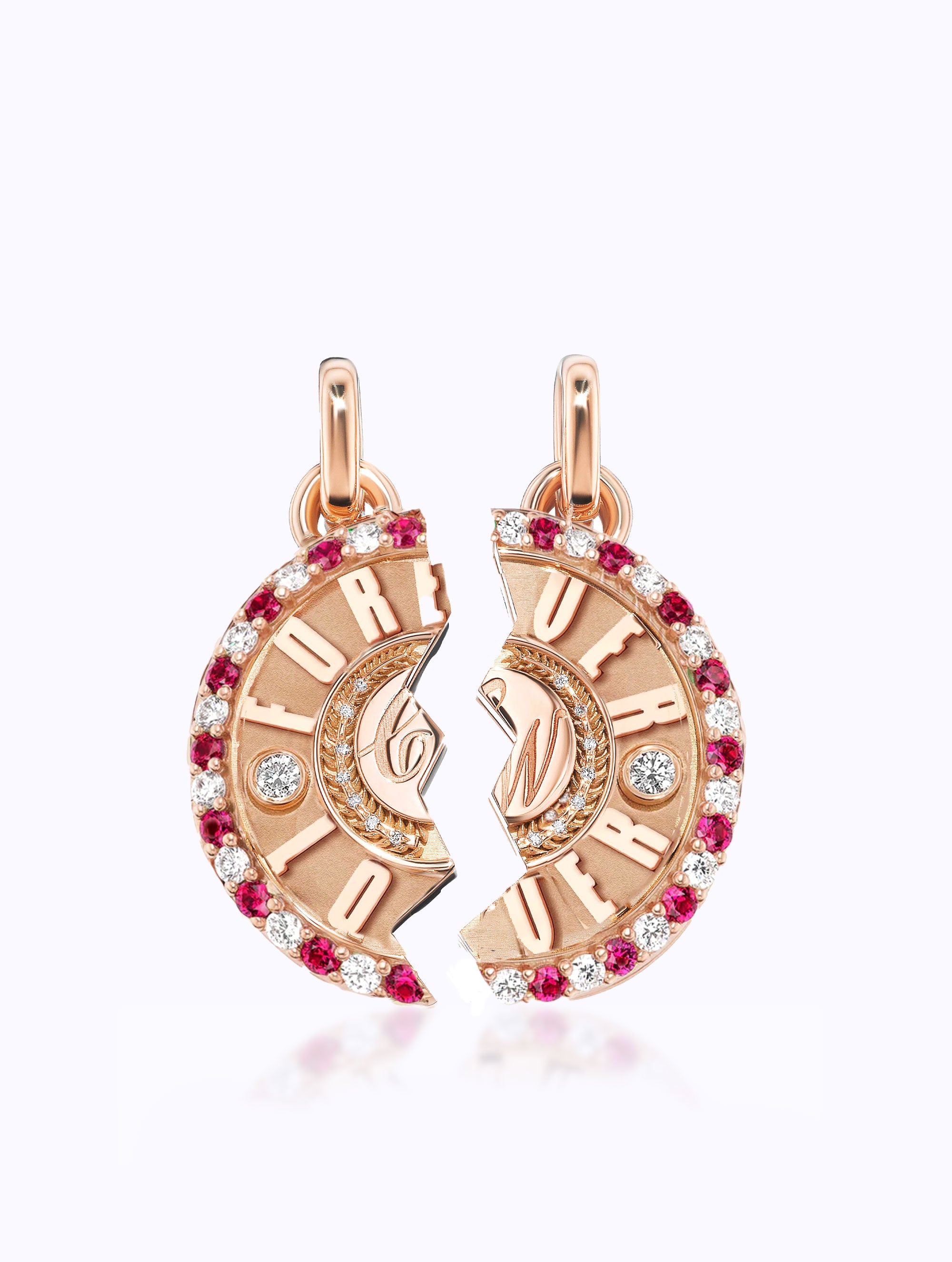 'FOREVER LOVER' DUET MEDALLION SET