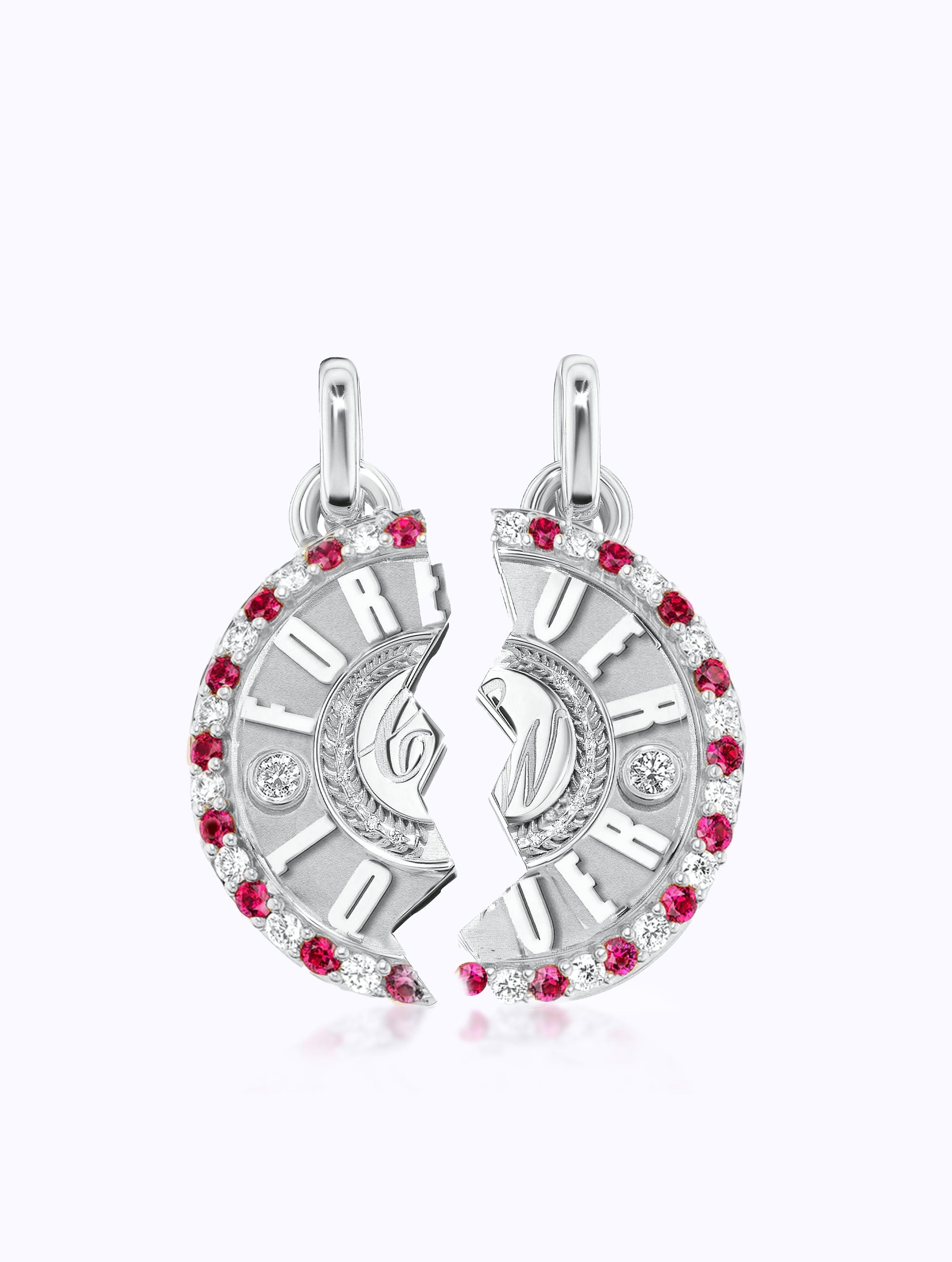'FOREVER LOVER' DUET MEDALLION SET