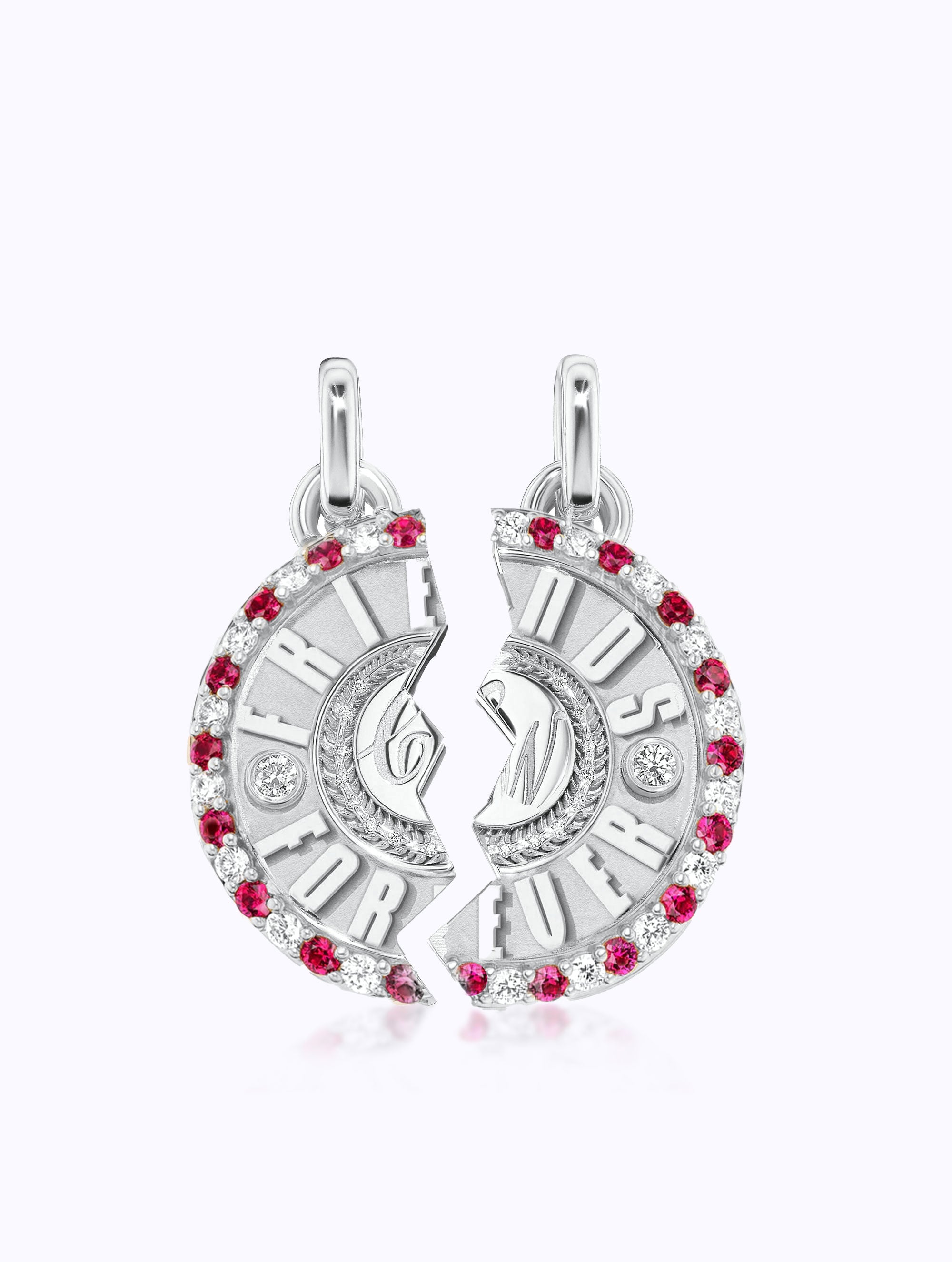 'FRIENDS FOREVER' DUET MEDALLION SET