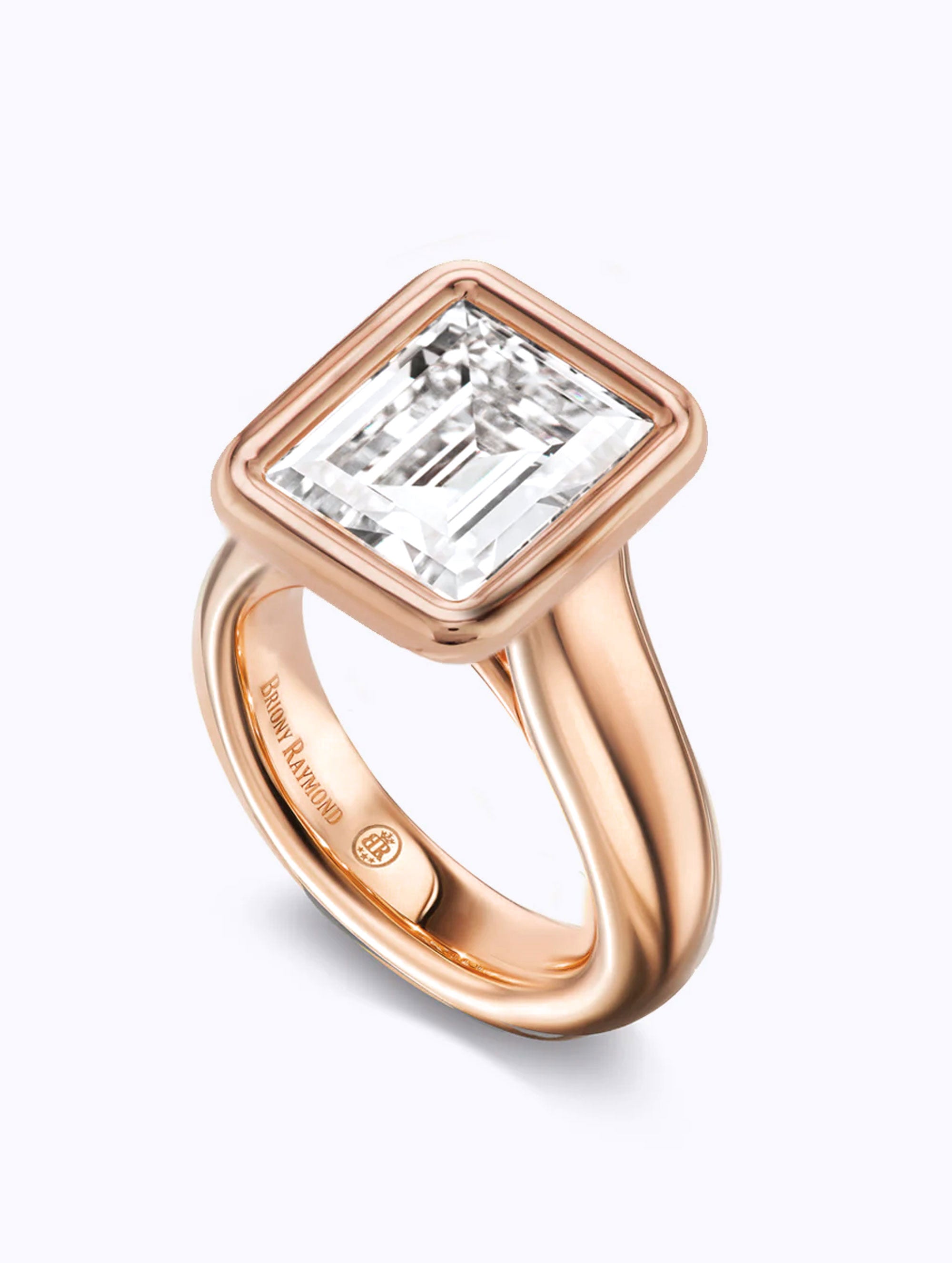 SLOAN ANTIQUE EMERALD CUT SOLITAIRE RING