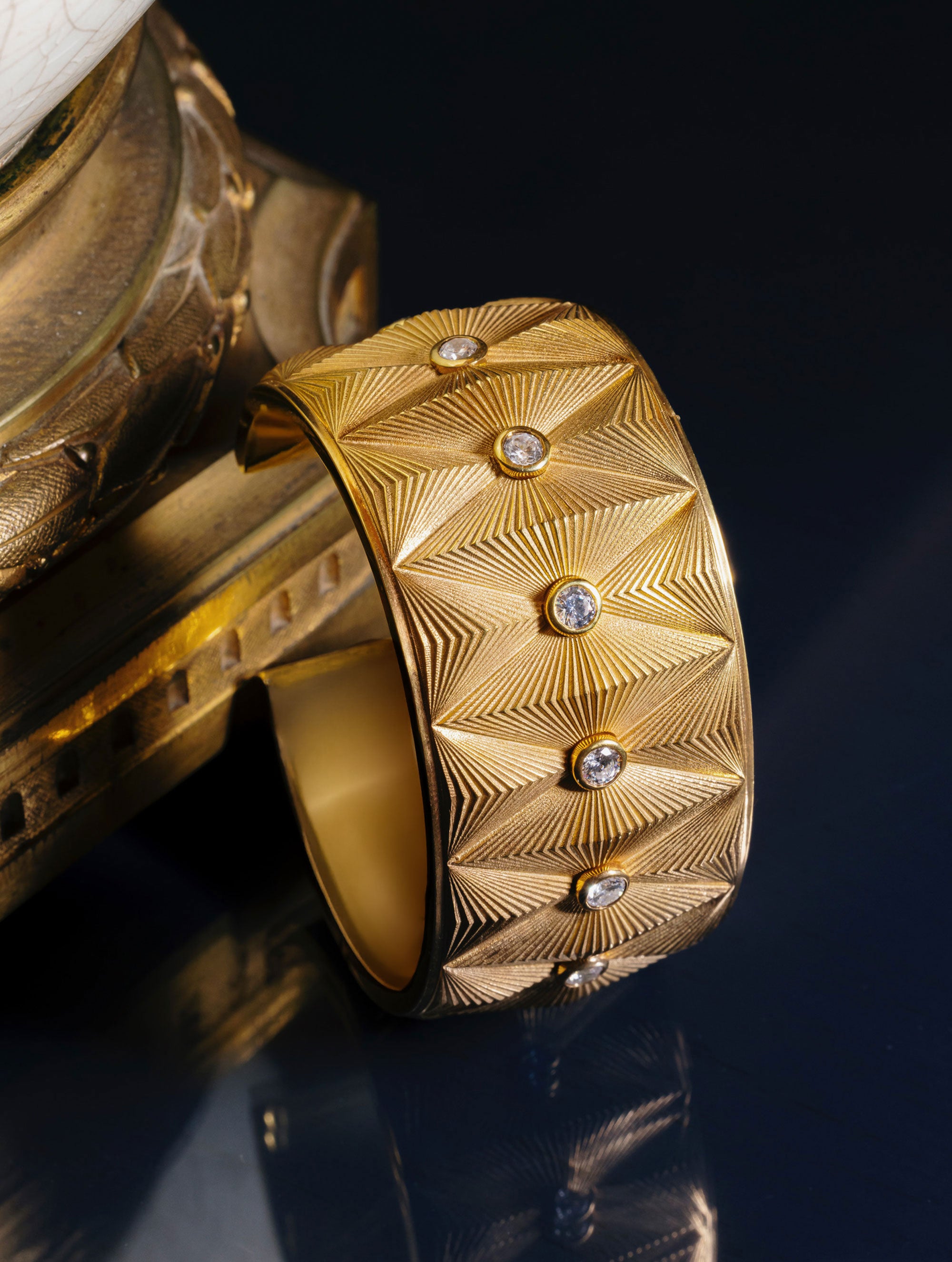 Jumbo Aurora Diamond Cuff