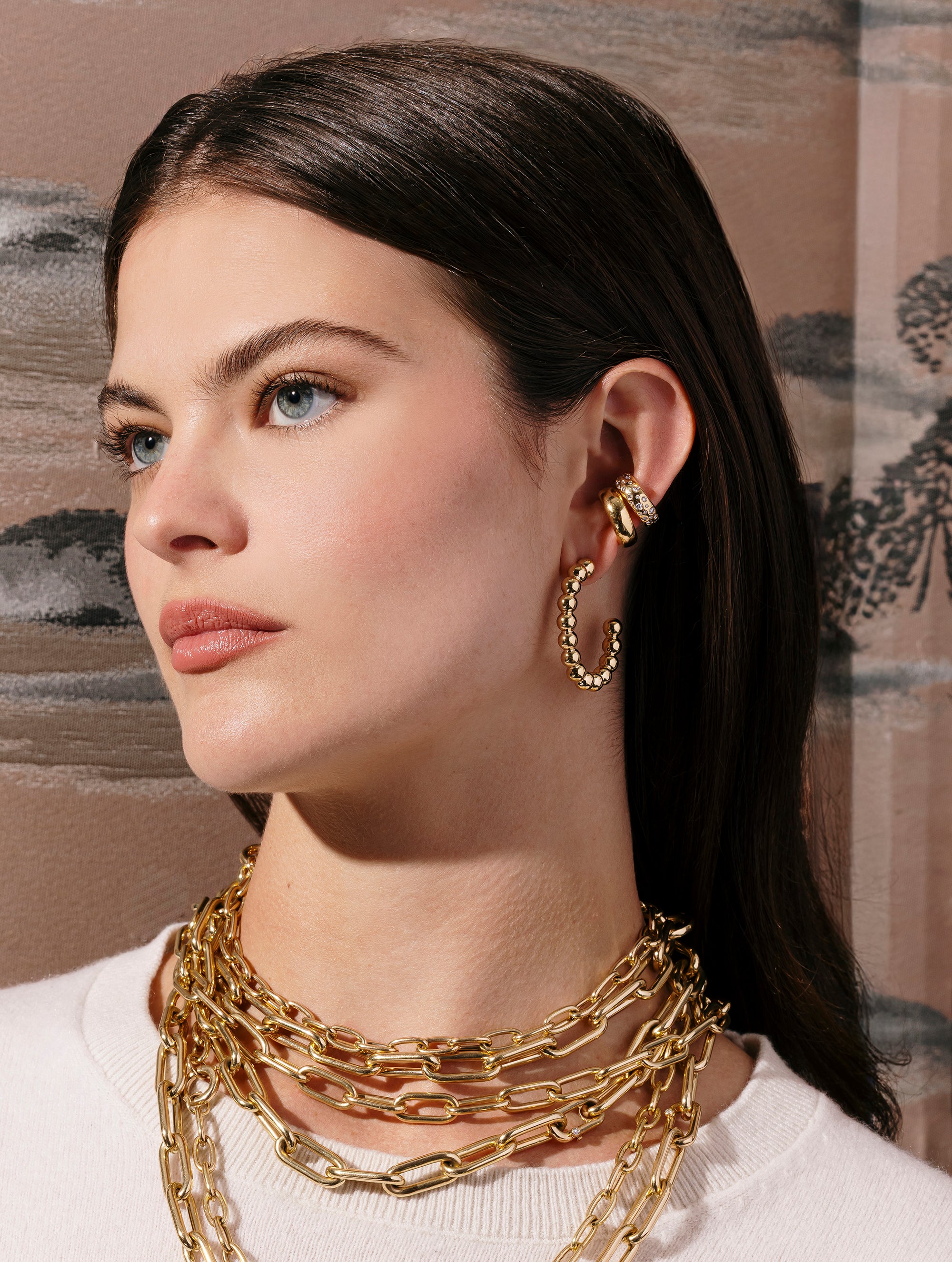 Confetti Hoop Earrings