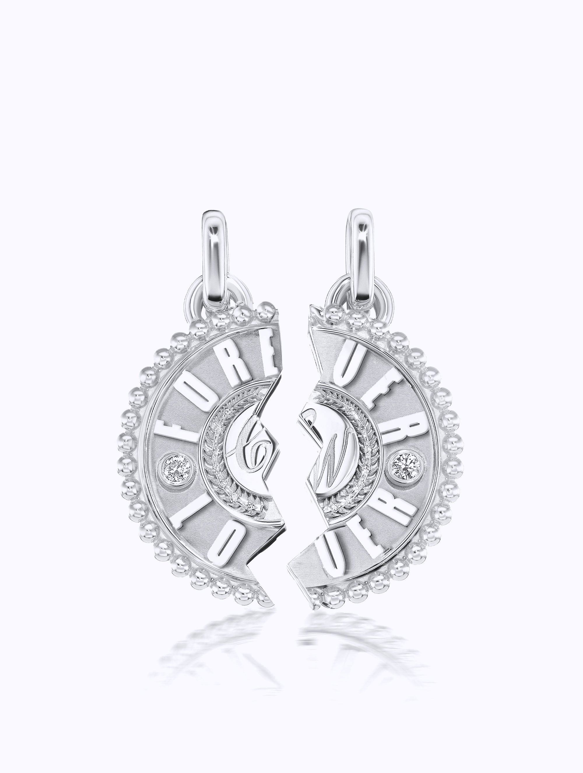 'FOREVER LOVER' DUET MEDALLION SET