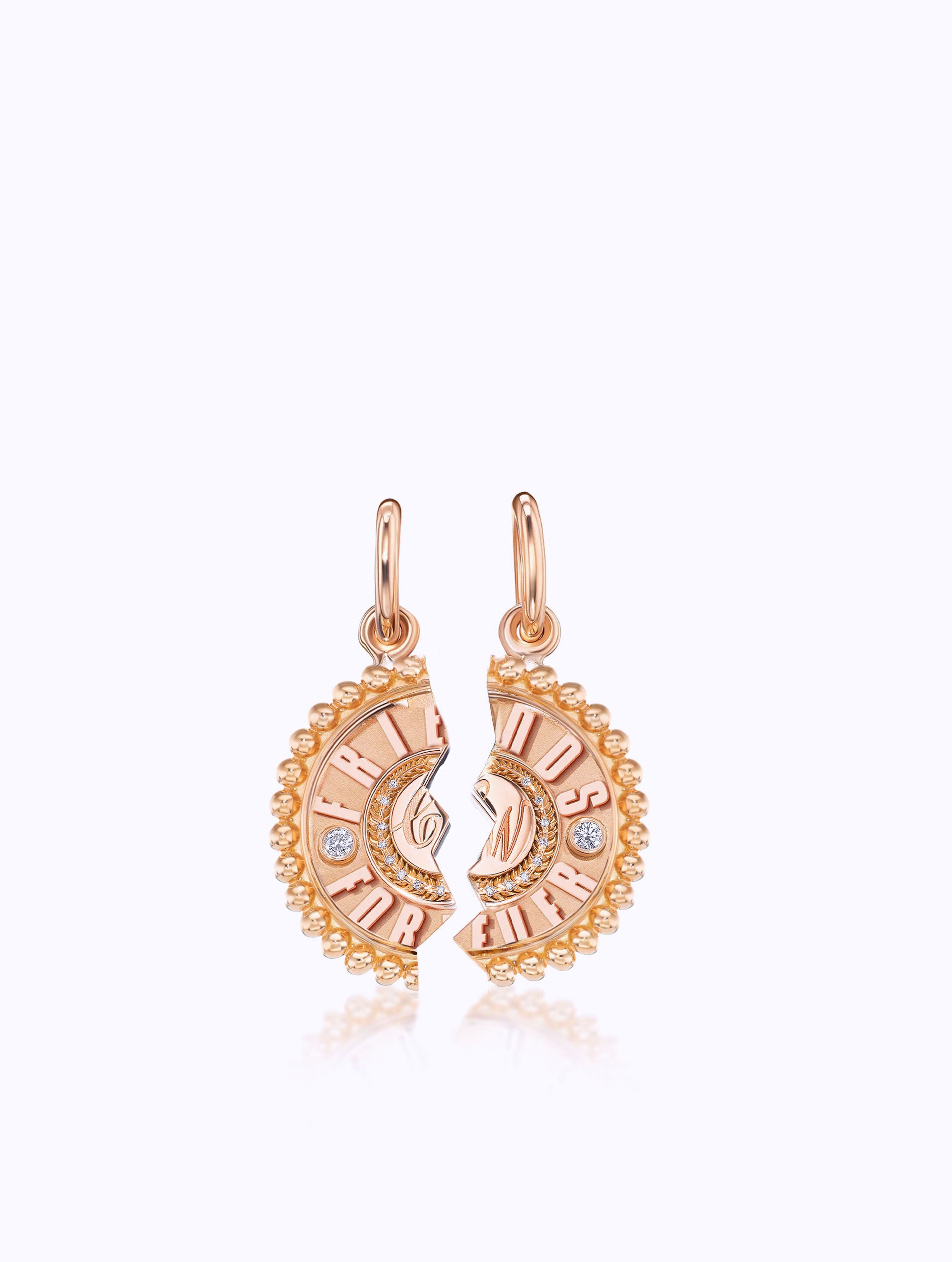'FRIENDS FOREVER' DUET MEDALLION SET