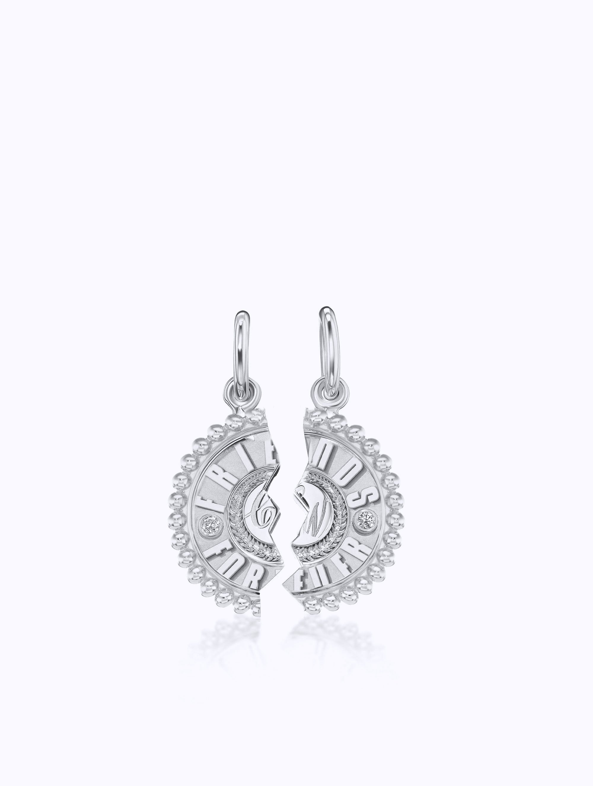 'FRIENDS FOREVER' DUET MEDALLION SET