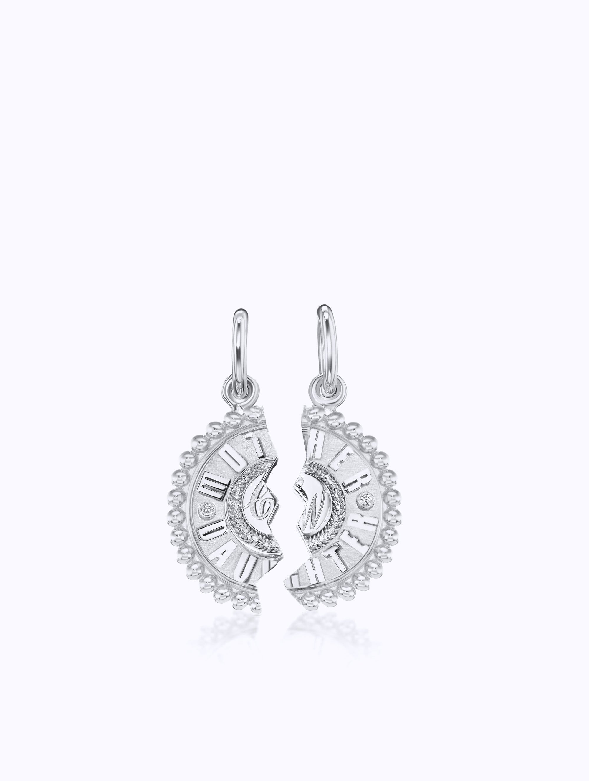 'MOTHER DAUGHTER' DUET MEDALLION SET