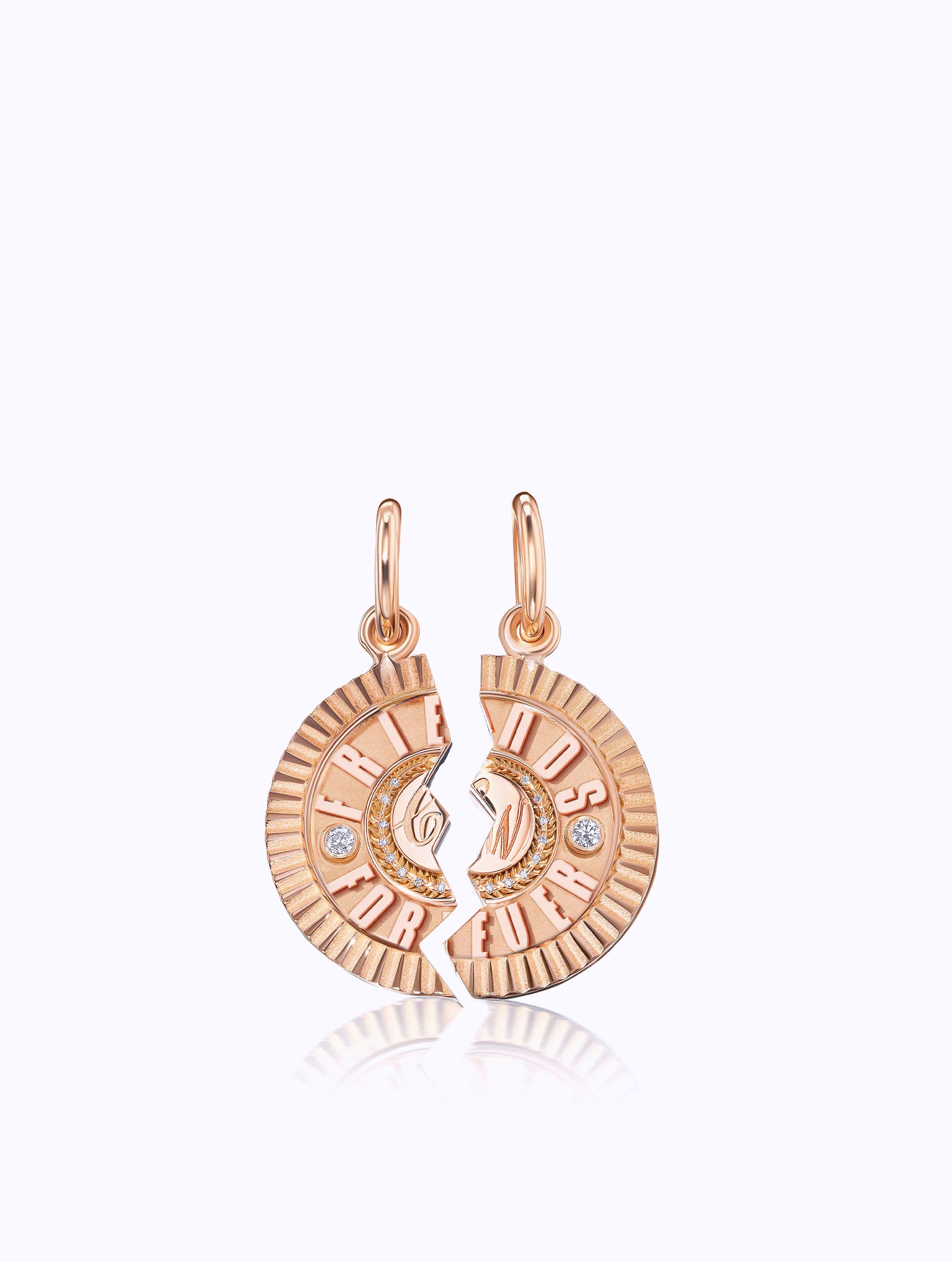 'FRIENDS FOREVER' DUET MEDALLION SET