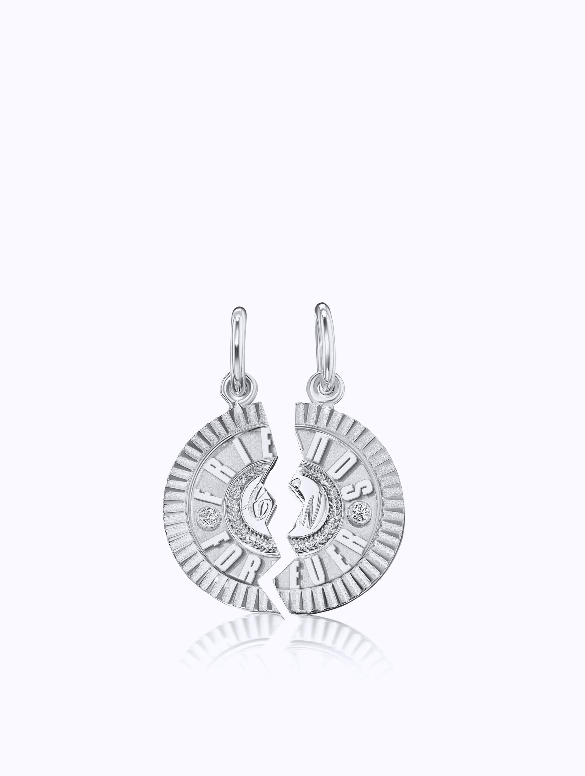 'FRIENDS FOREVER' DUET MEDALLION SET