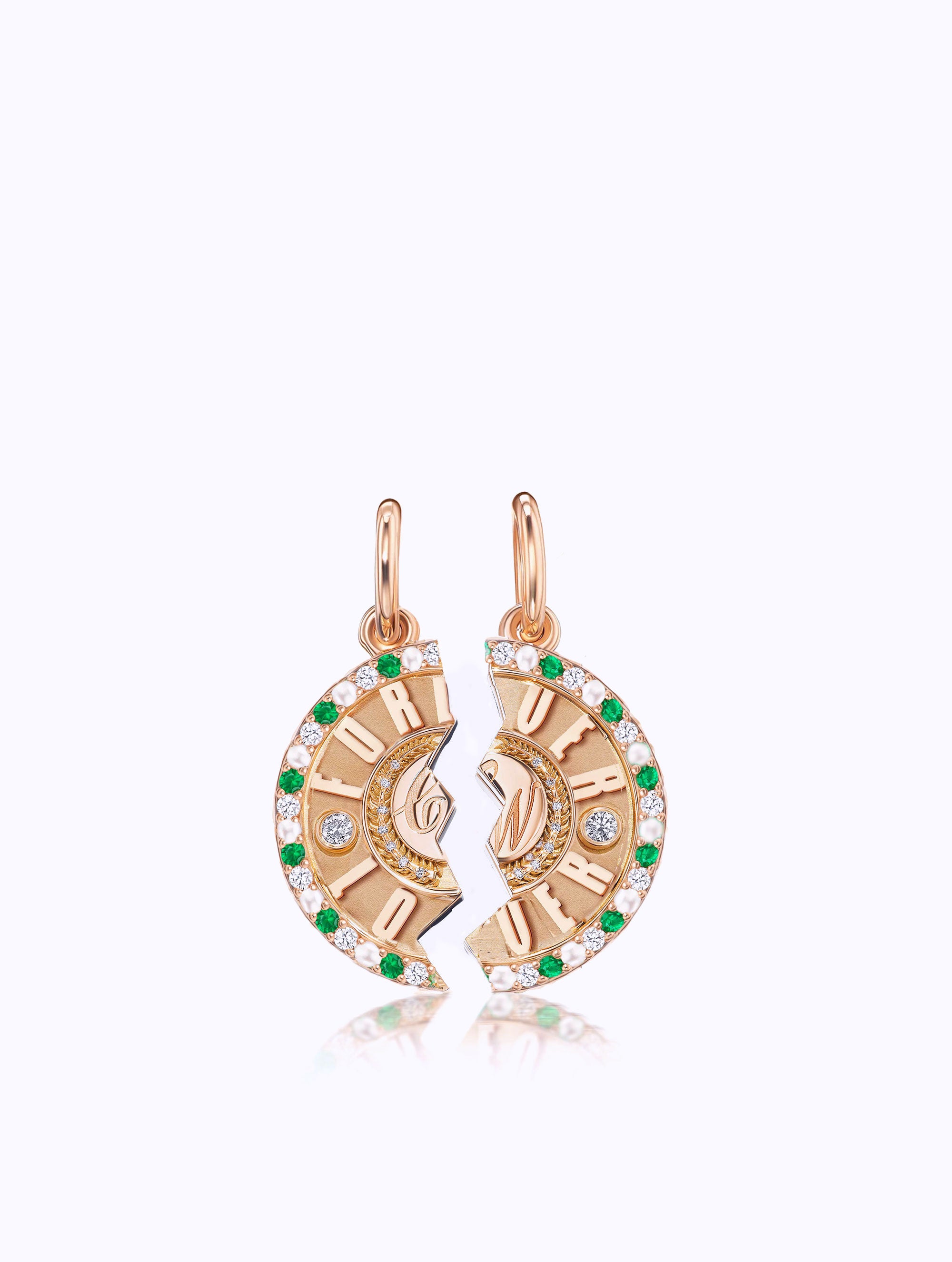 'FOREVER LOVER' DUET MEDALLION SET