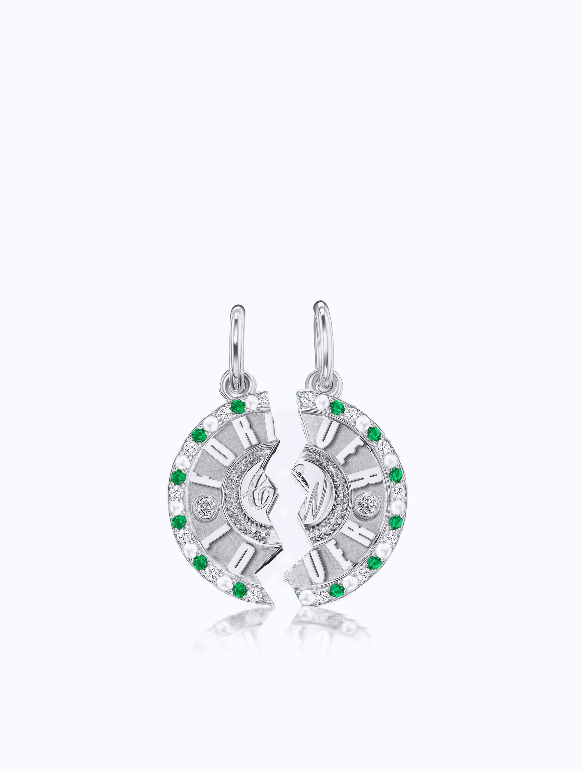 'FOREVER LOVER' DUET MEDALLION SET