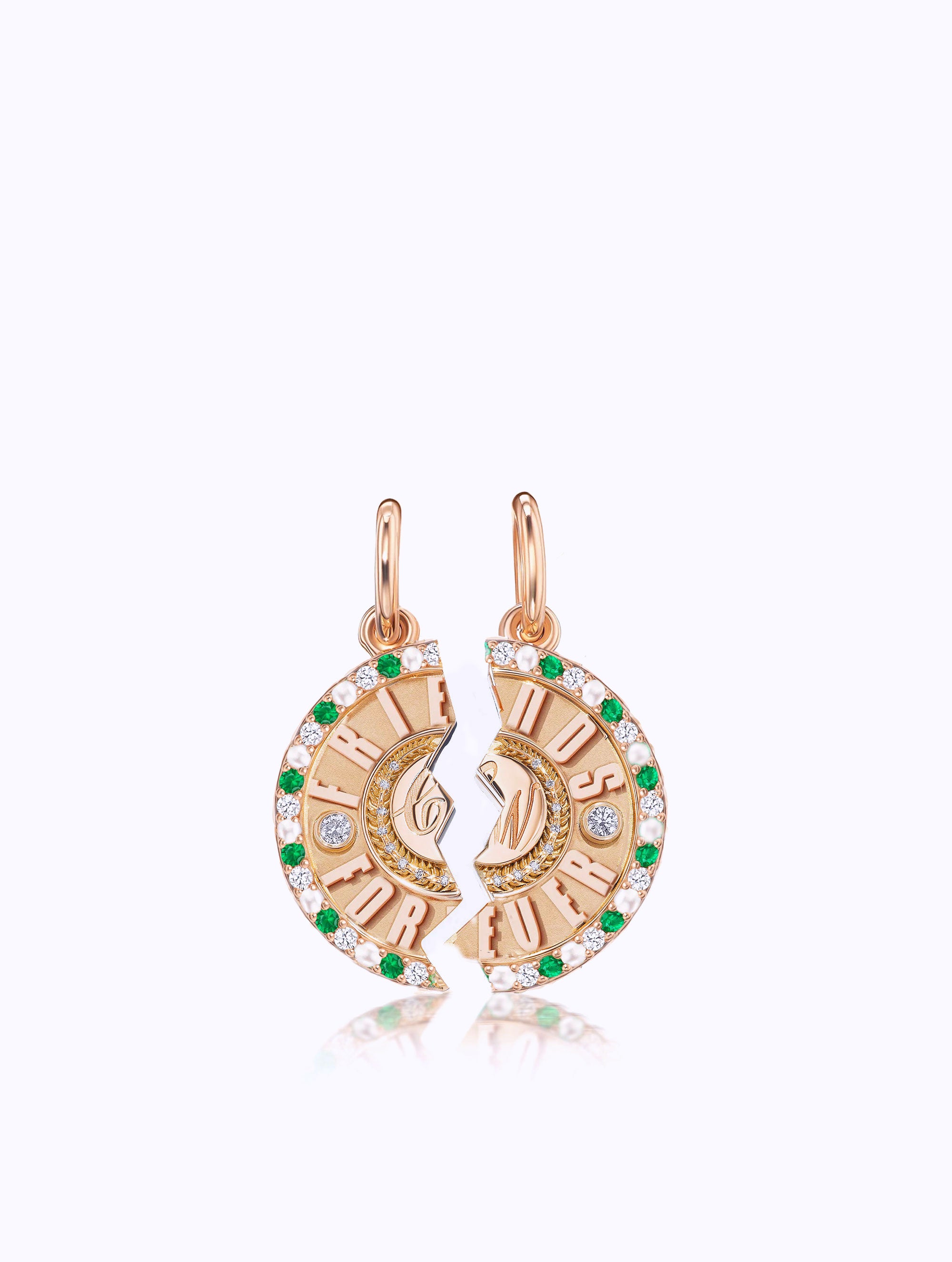 'FRIENDS FOREVER' DUET MEDALLION SET