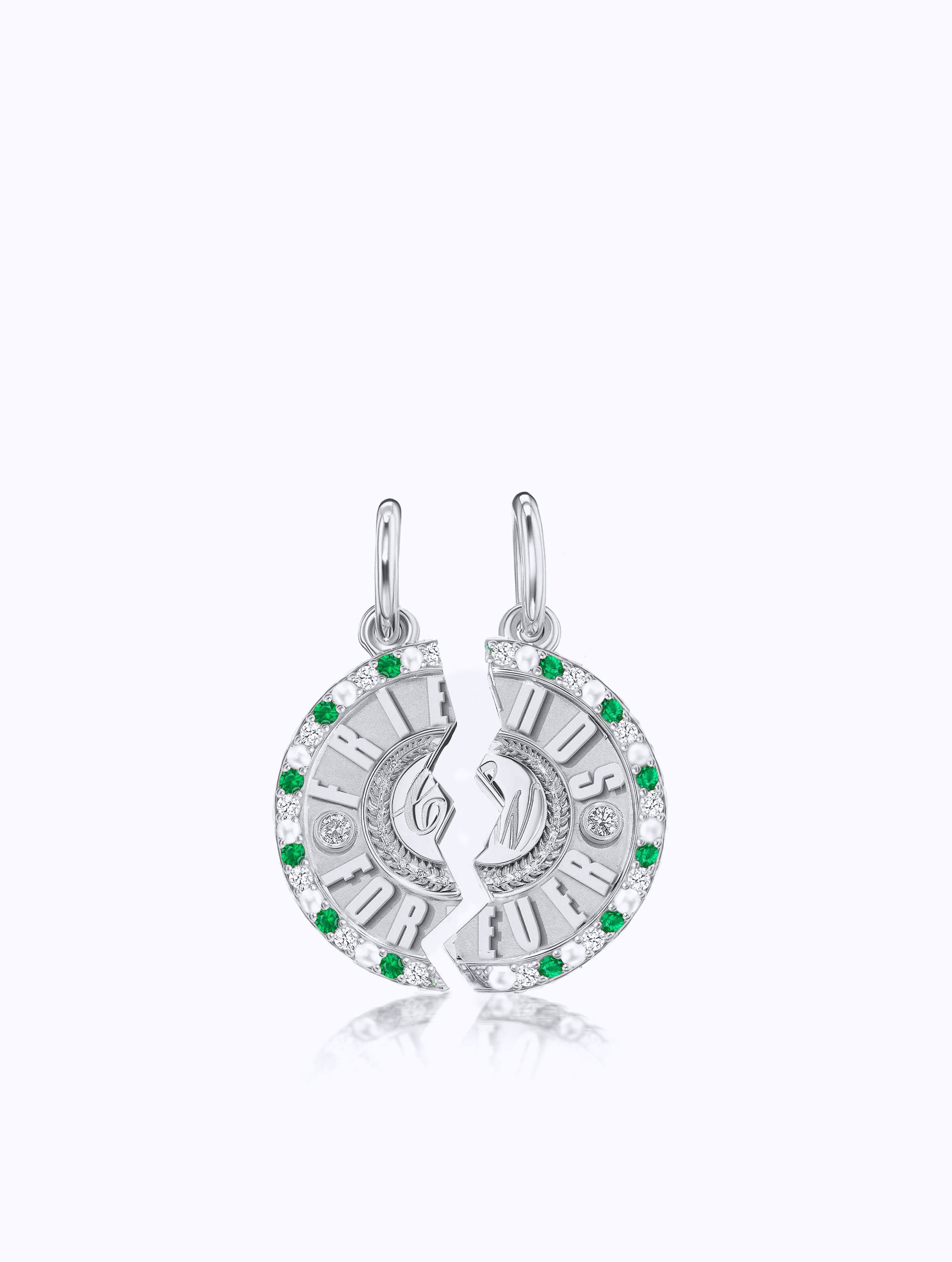 'FRIENDS FOREVER' DUET MEDALLION SET