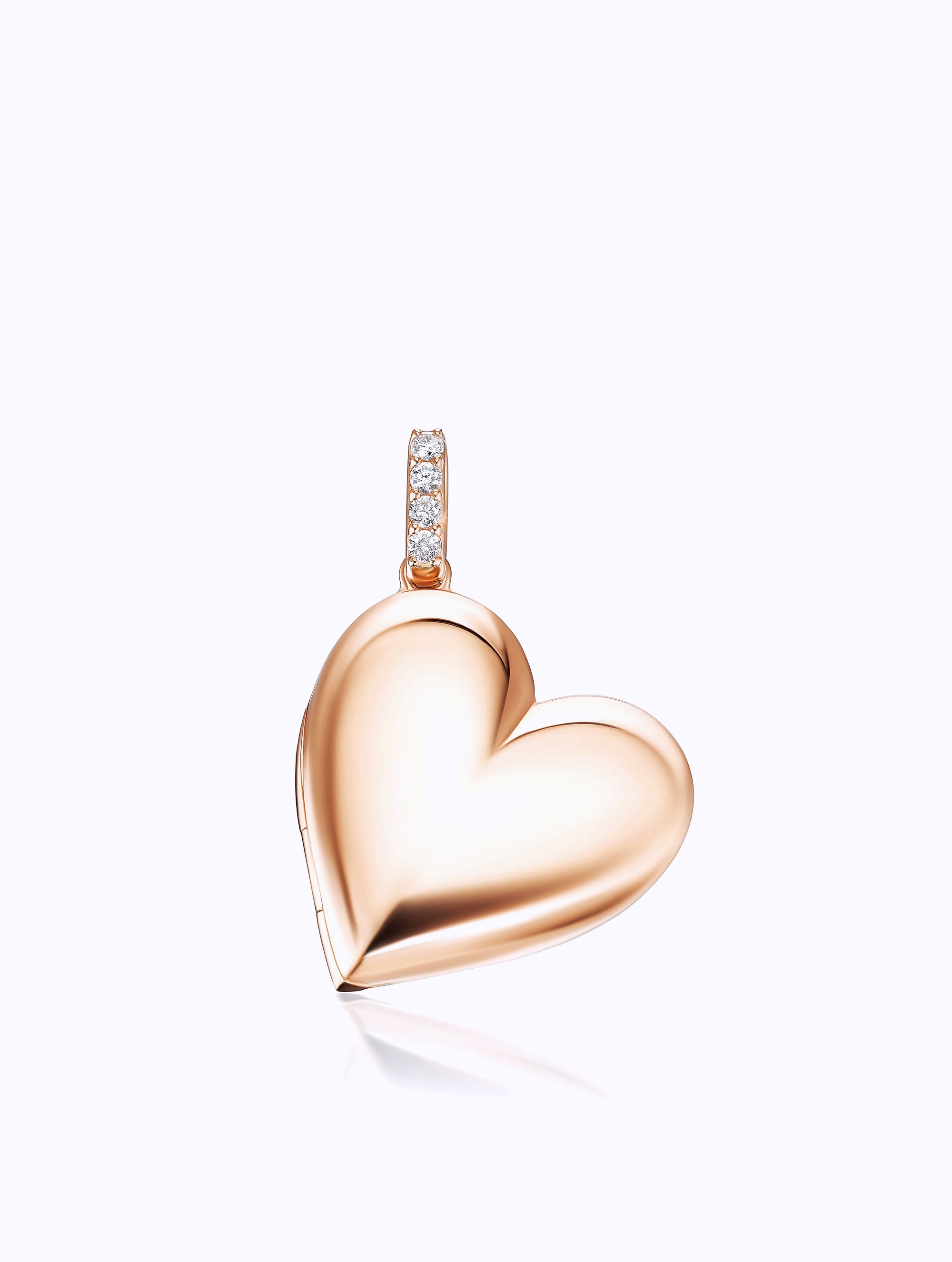 SLOAN PUFFY HEART LOCKET