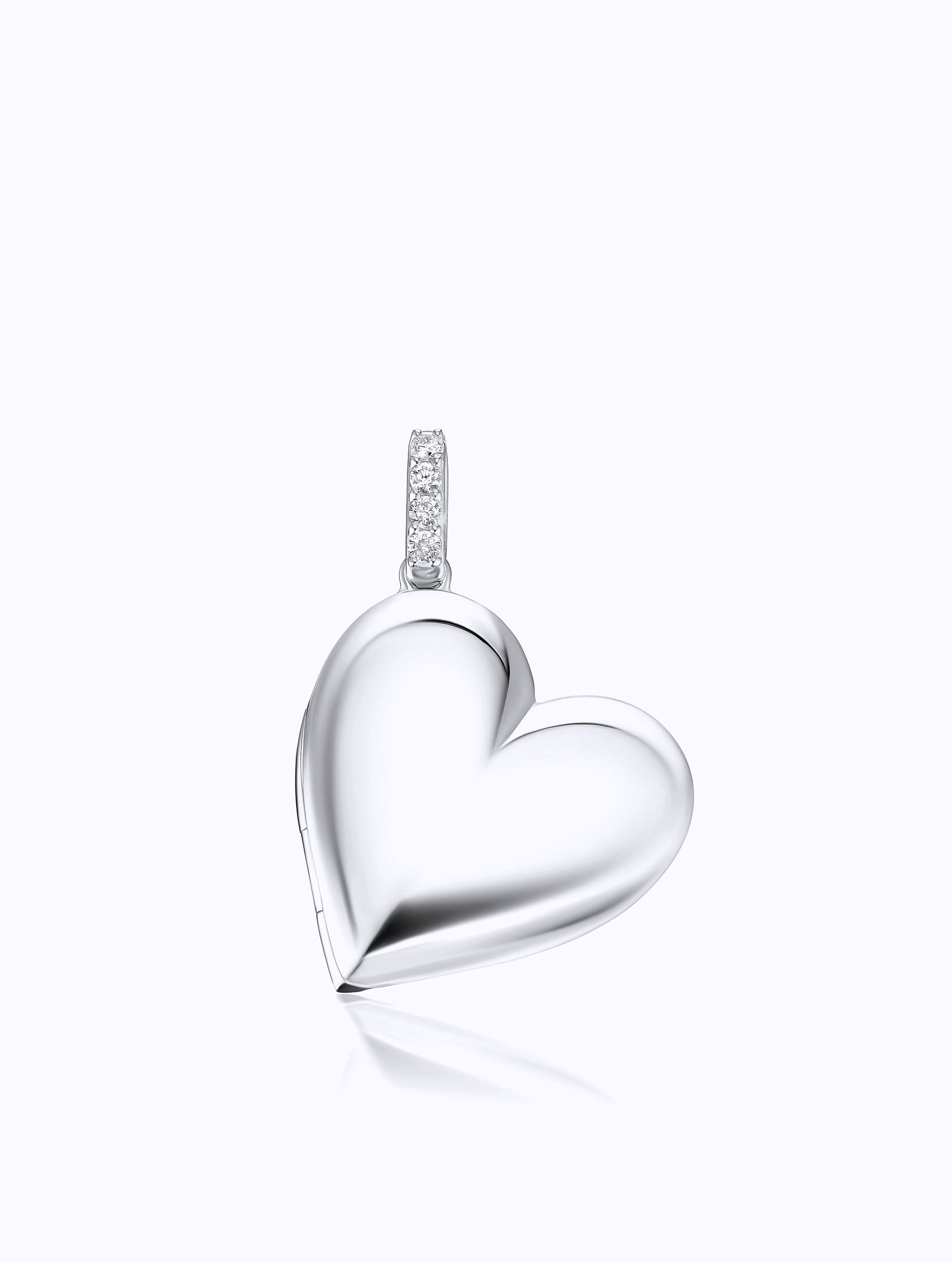 SLOAN PUFFY HEART LOCKET