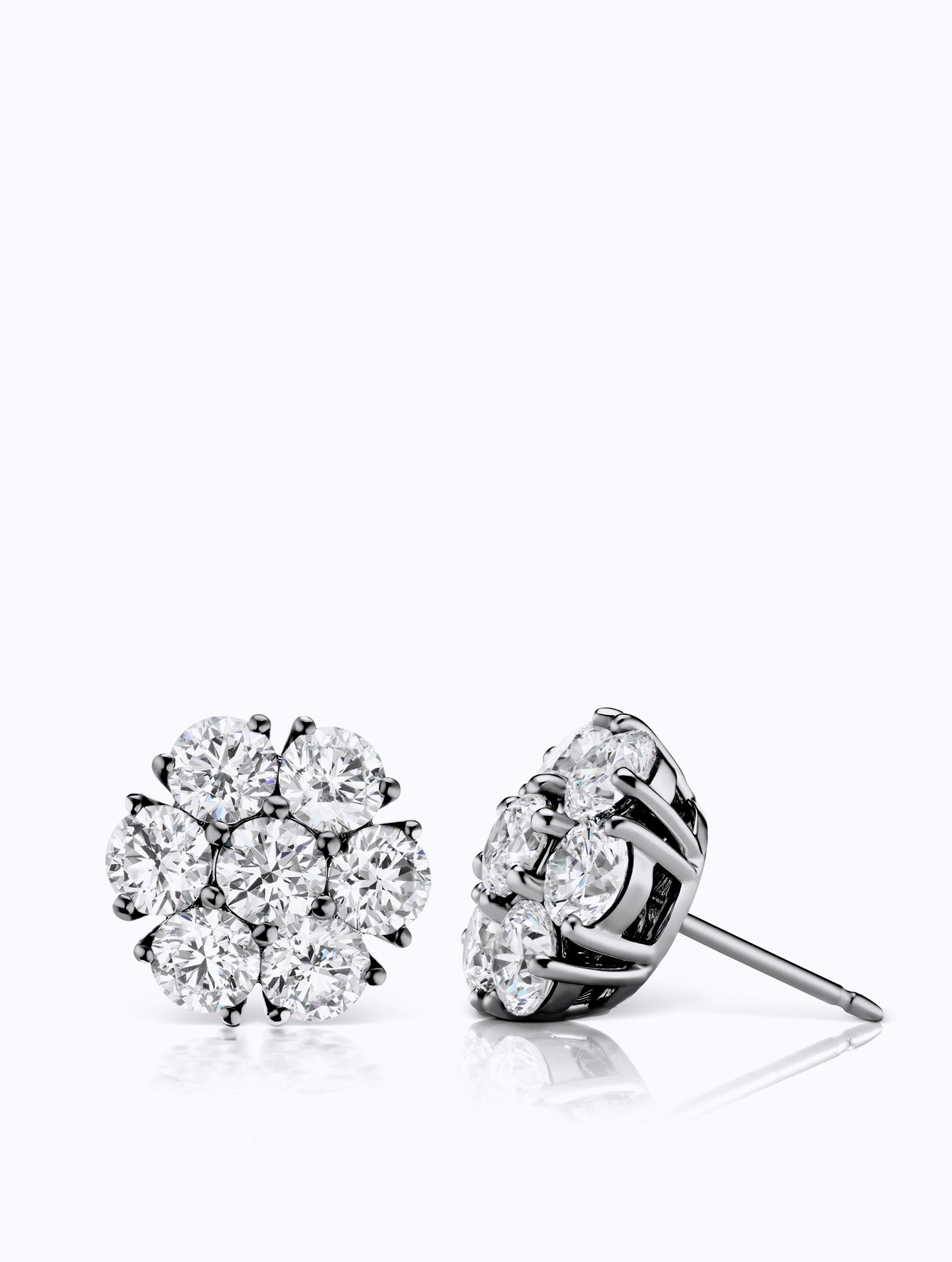 Posey Shadow Diamond Earrings