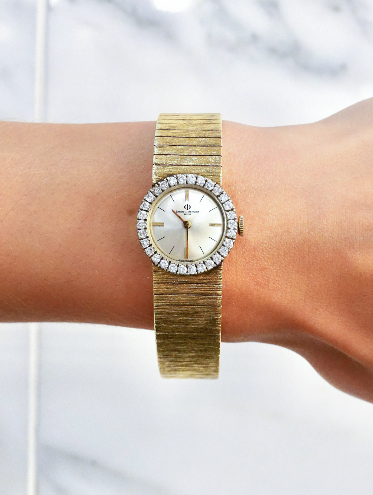 Vintage Baume & Mercier Diamond Cocktail Watch