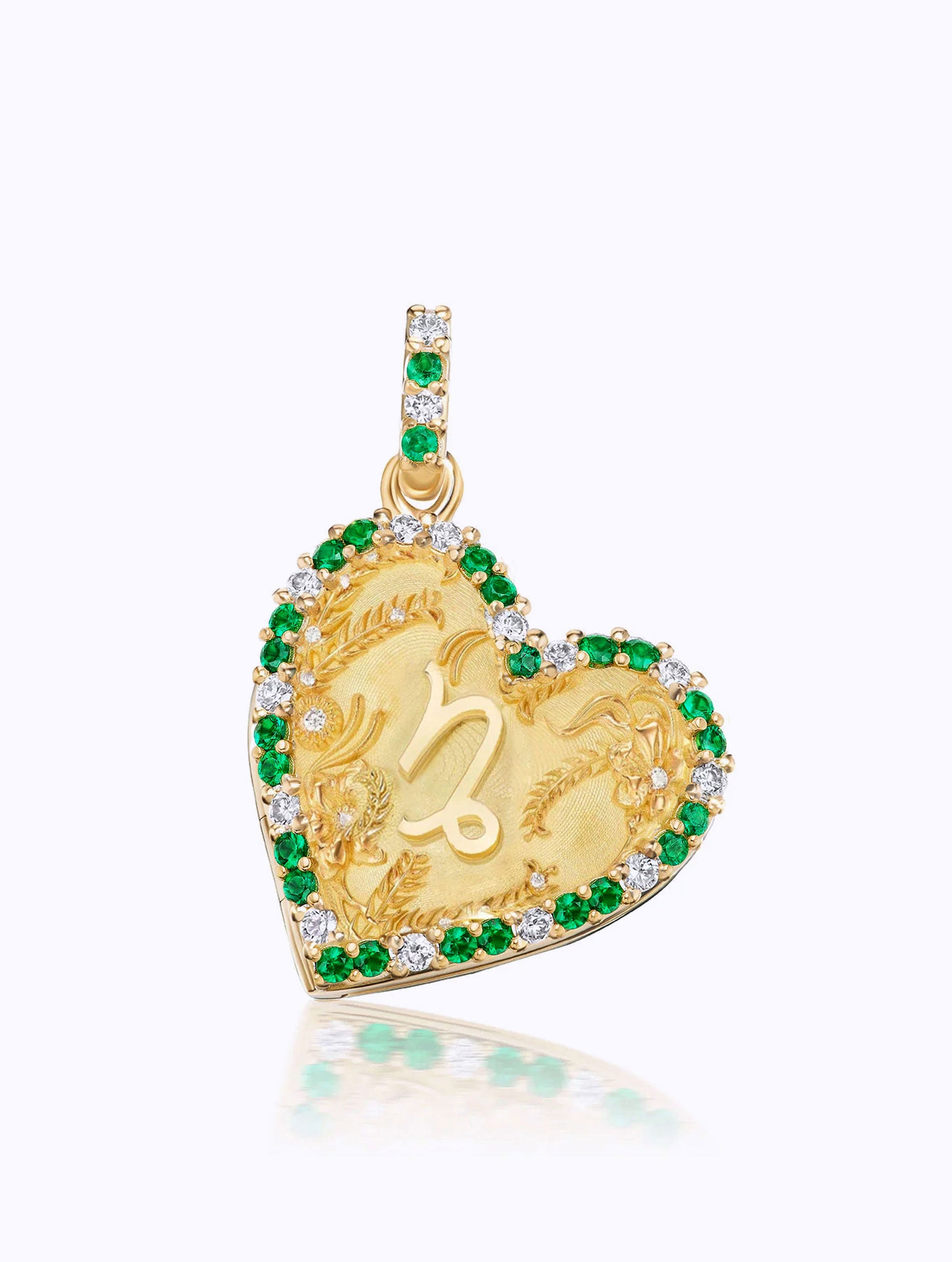 Memoir BIRTHSTONE Zodiac HEART LOCKET