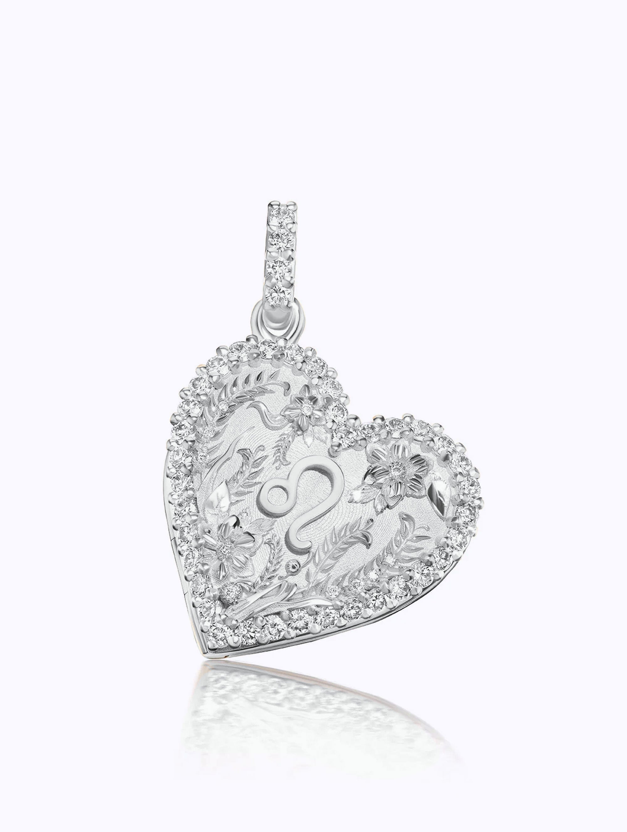 Memoir Diamond Zodiac Heart Locket