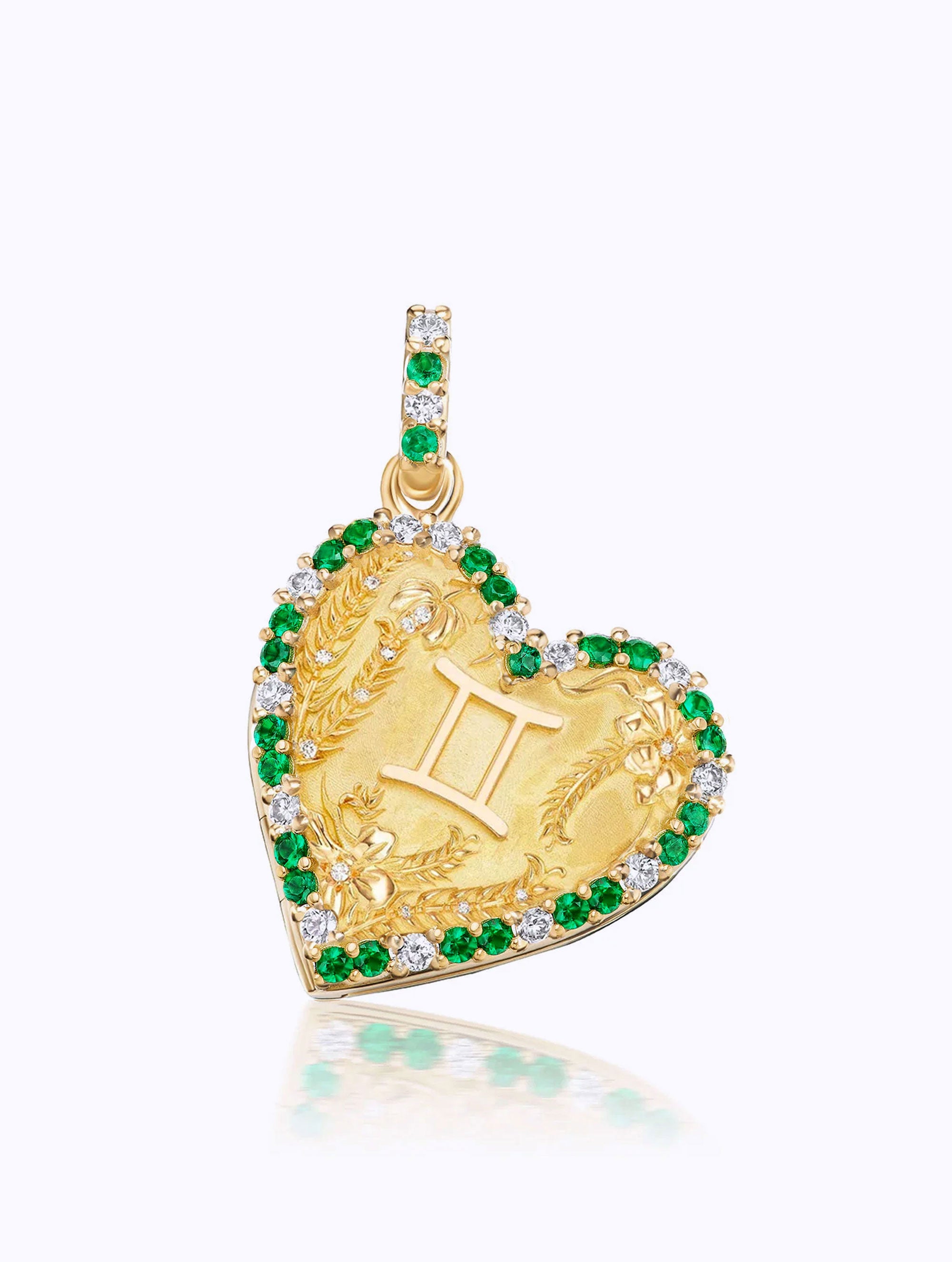Memoir BIRTHSTONE Zodiac HEART LOCKET