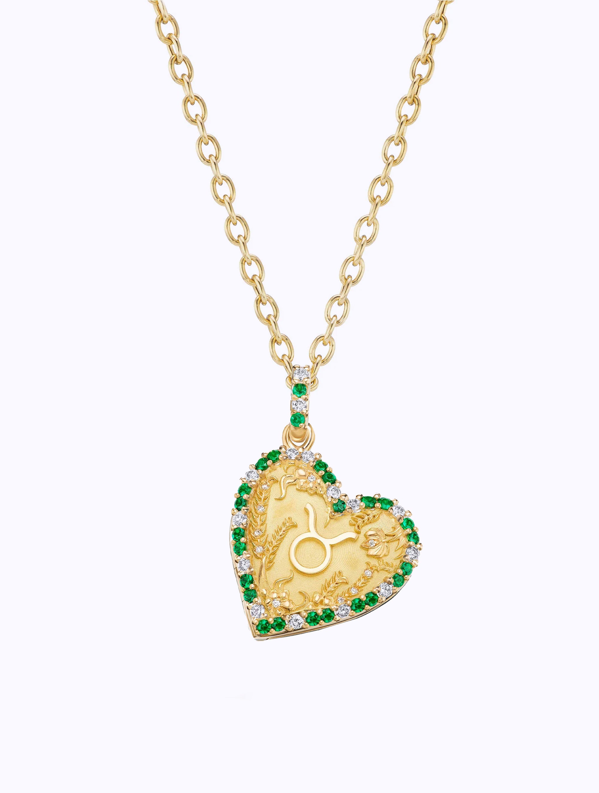 Memoir BIRTHSTONE Zodiac HEART LOCKET