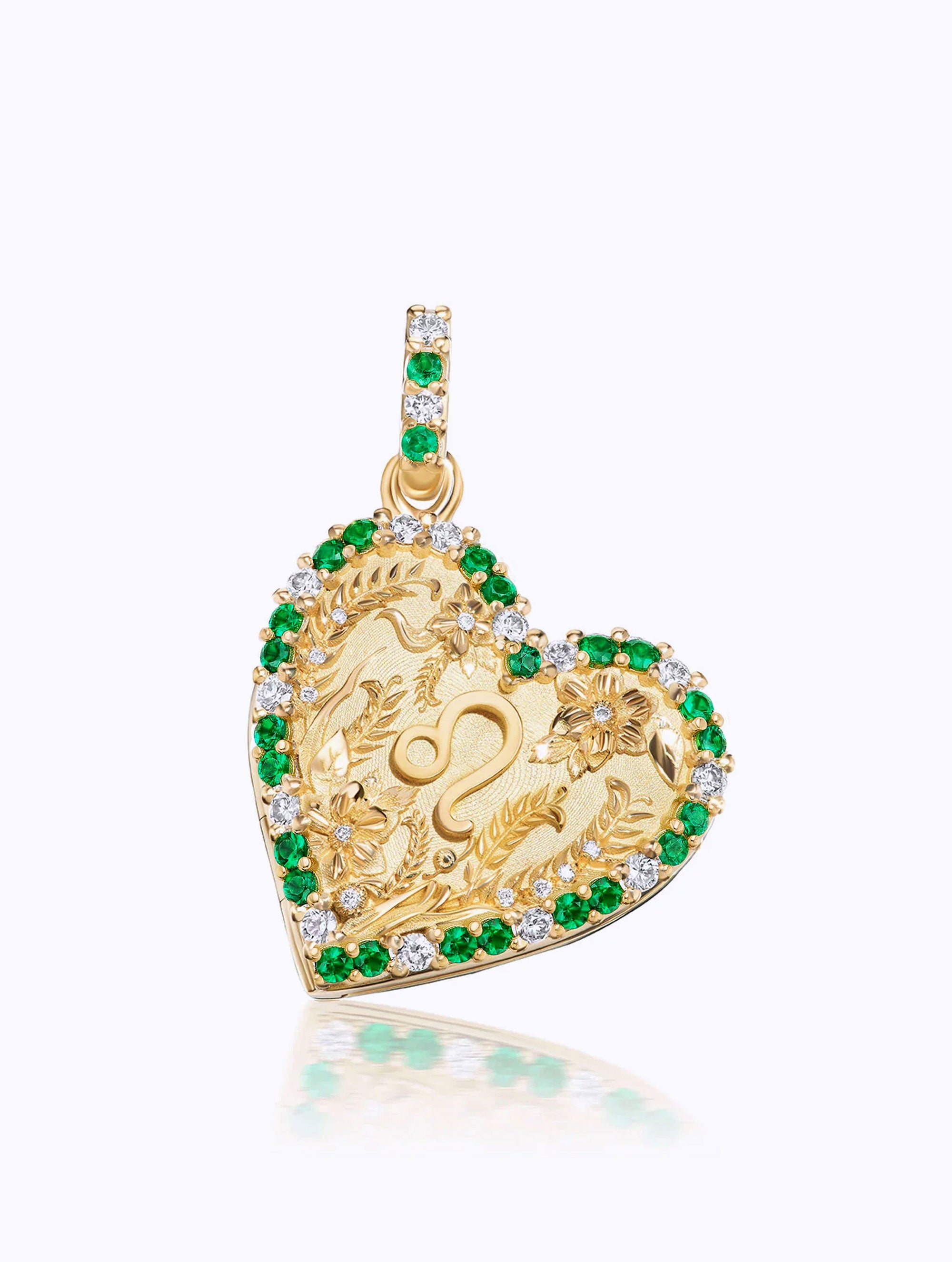Memoir BIRTHSTONE Zodiac HEART LOCKET