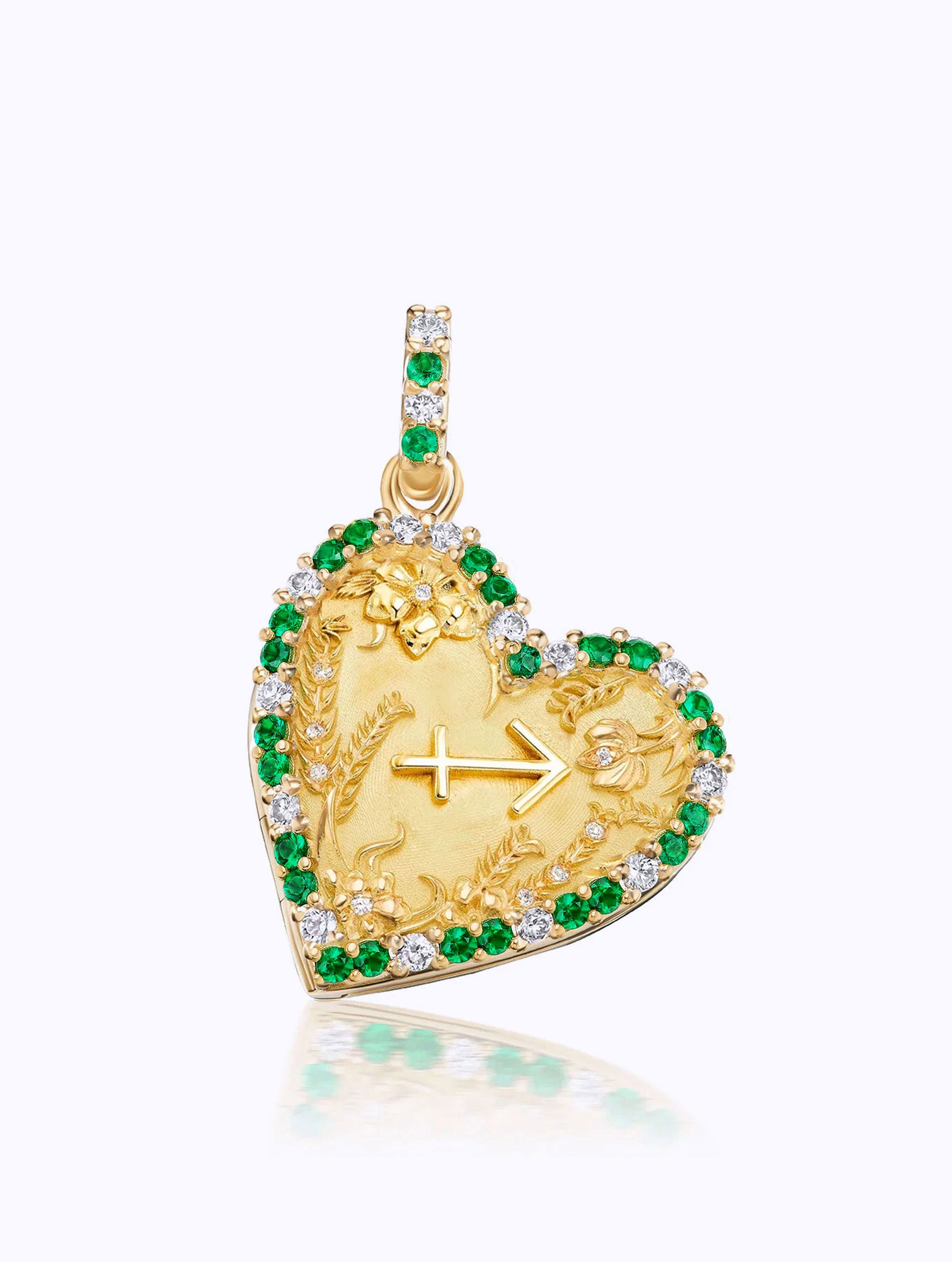 Memoir BIRTHSTONE Zodiac HEART LOCKET