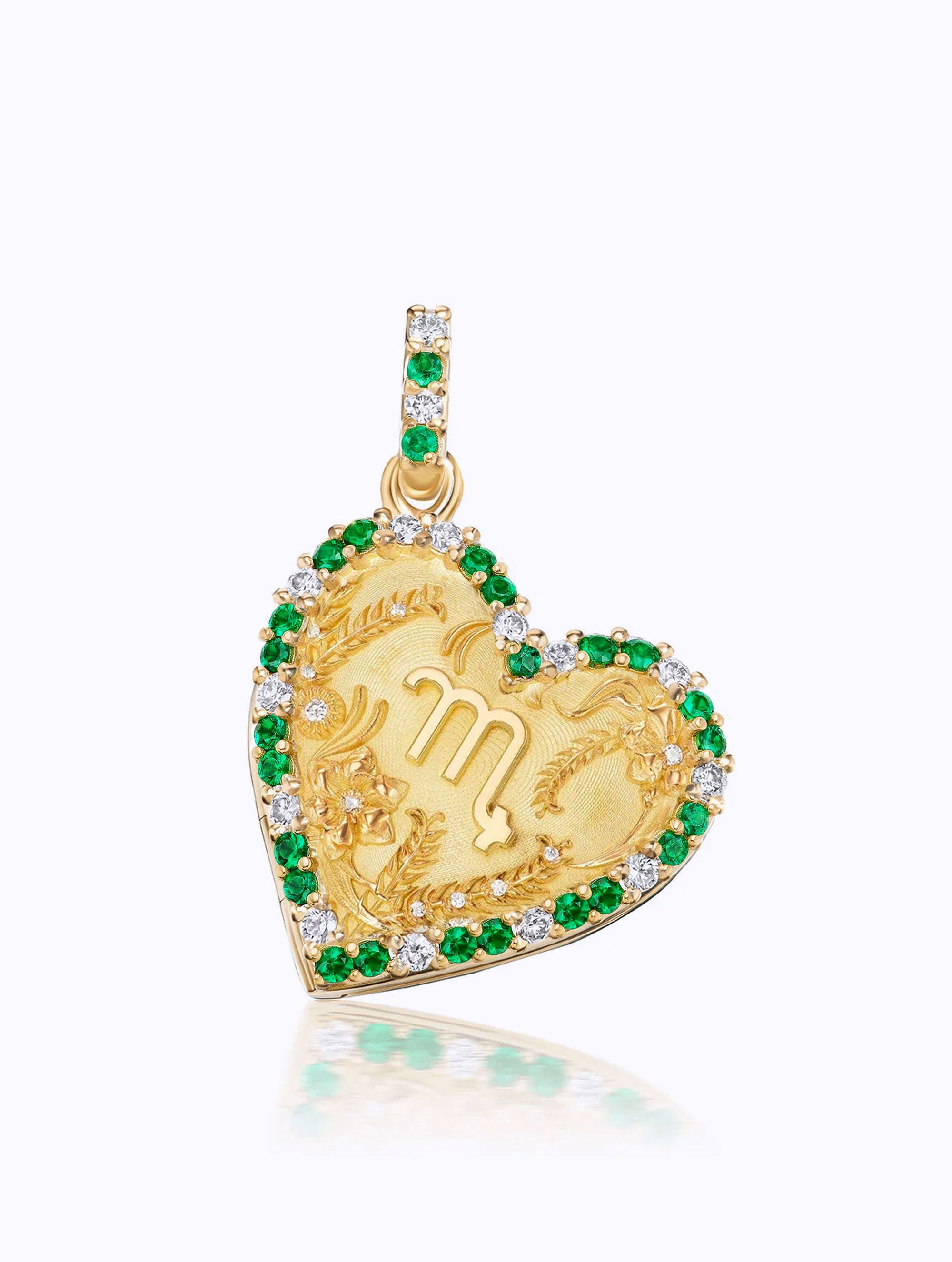 Memoir BIRTHSTONE Zodiac HEART LOCKET