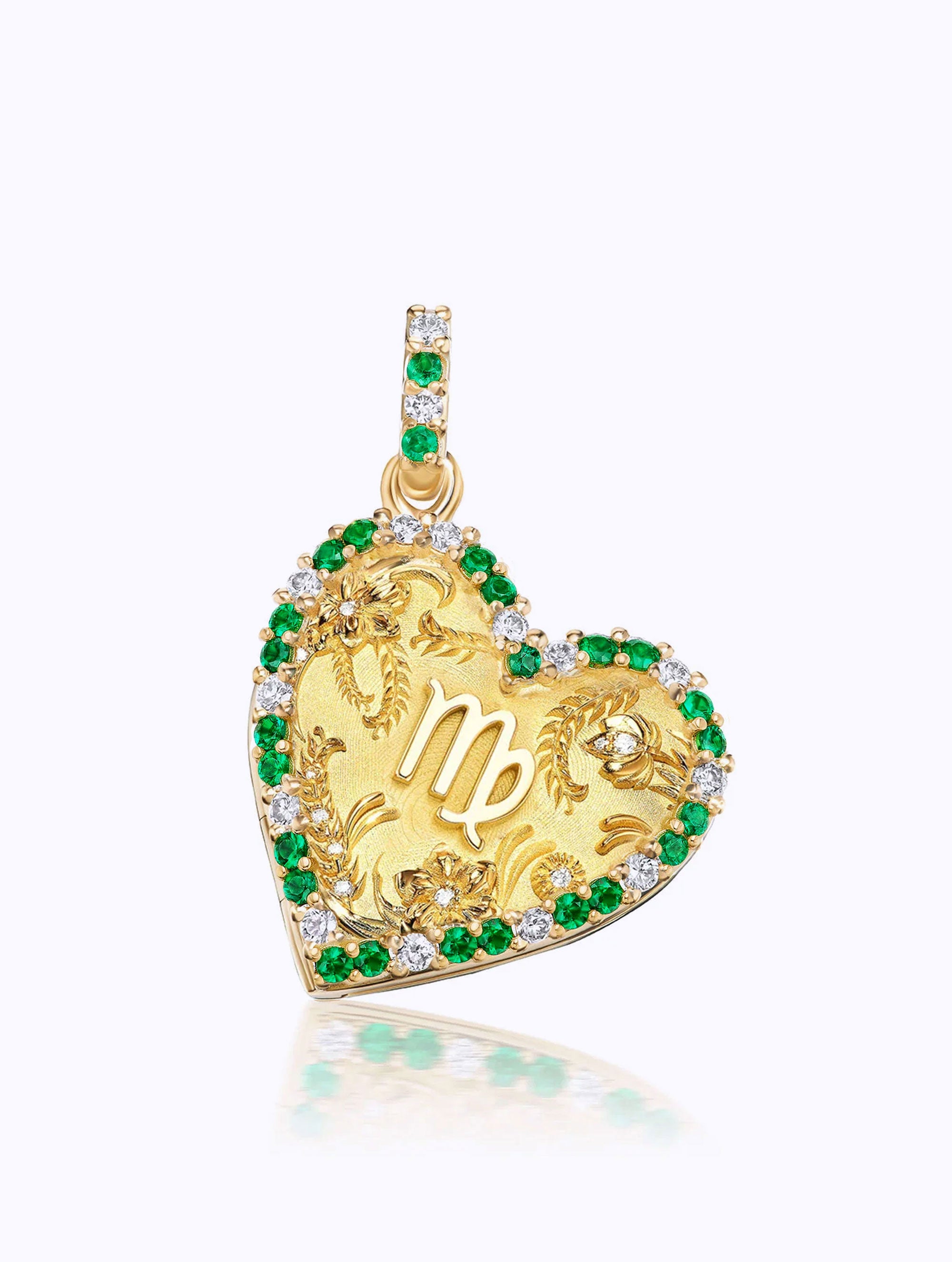 Memoir BIRTHSTONE Zodiac HEART LOCKET