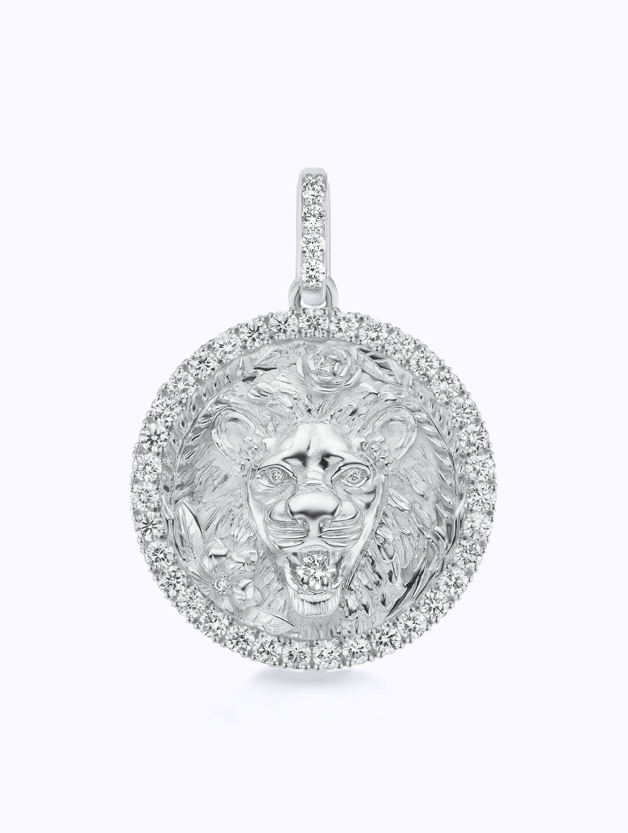 ALL DIAMOND ZODIAC MEDALLION