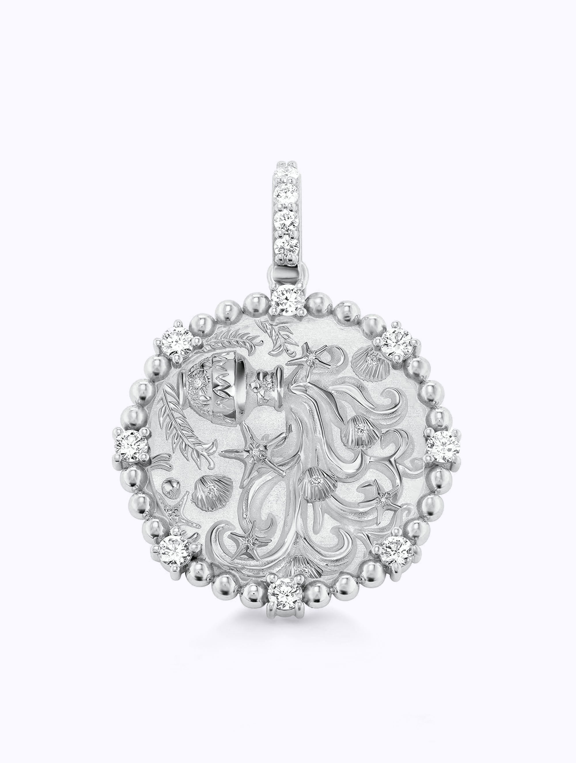8 DIAMOND ZODIAC MEDALLION