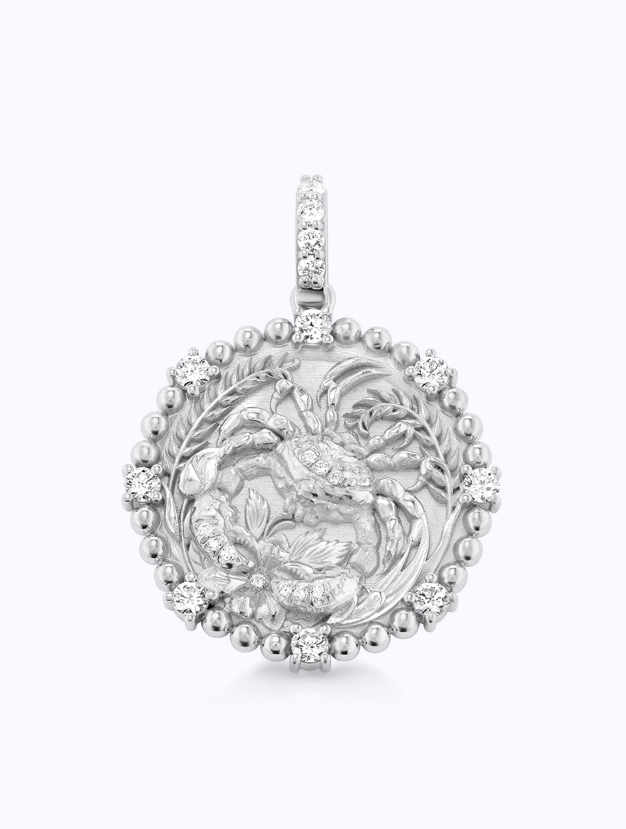 8 DIAMOND ZODIAC MEDALLION