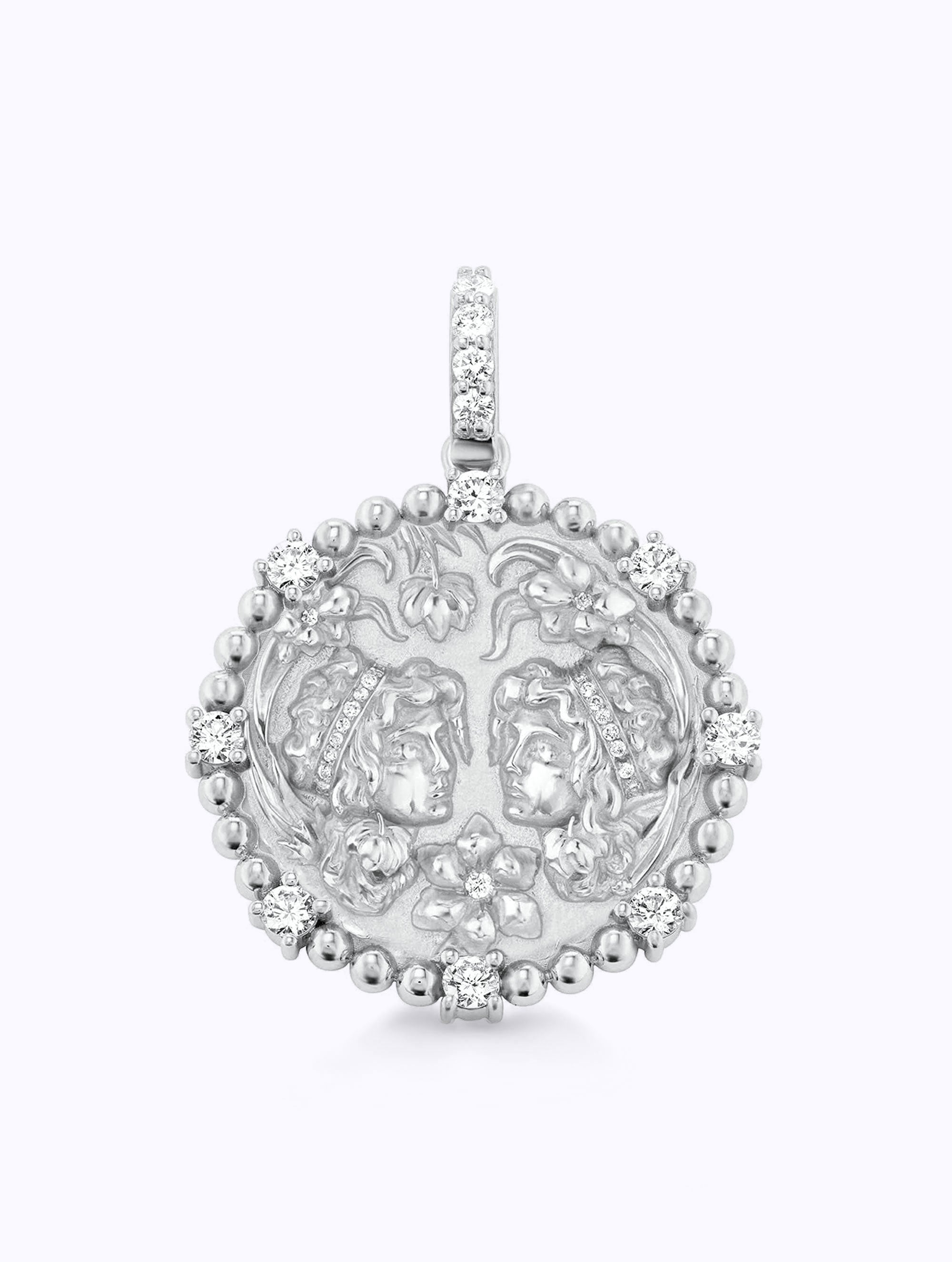 8 DIAMOND ZODIAC MEDALLION