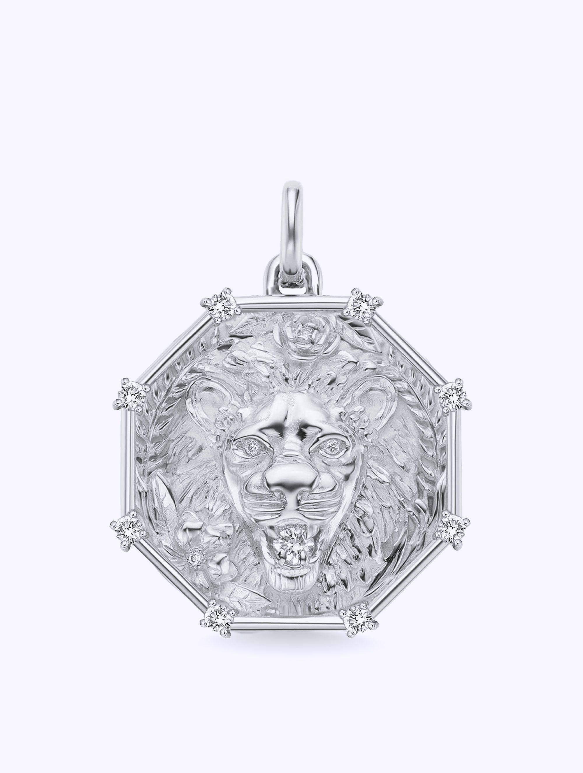 8 DIAMOND TALISMAN ZODIAC MEDALLION