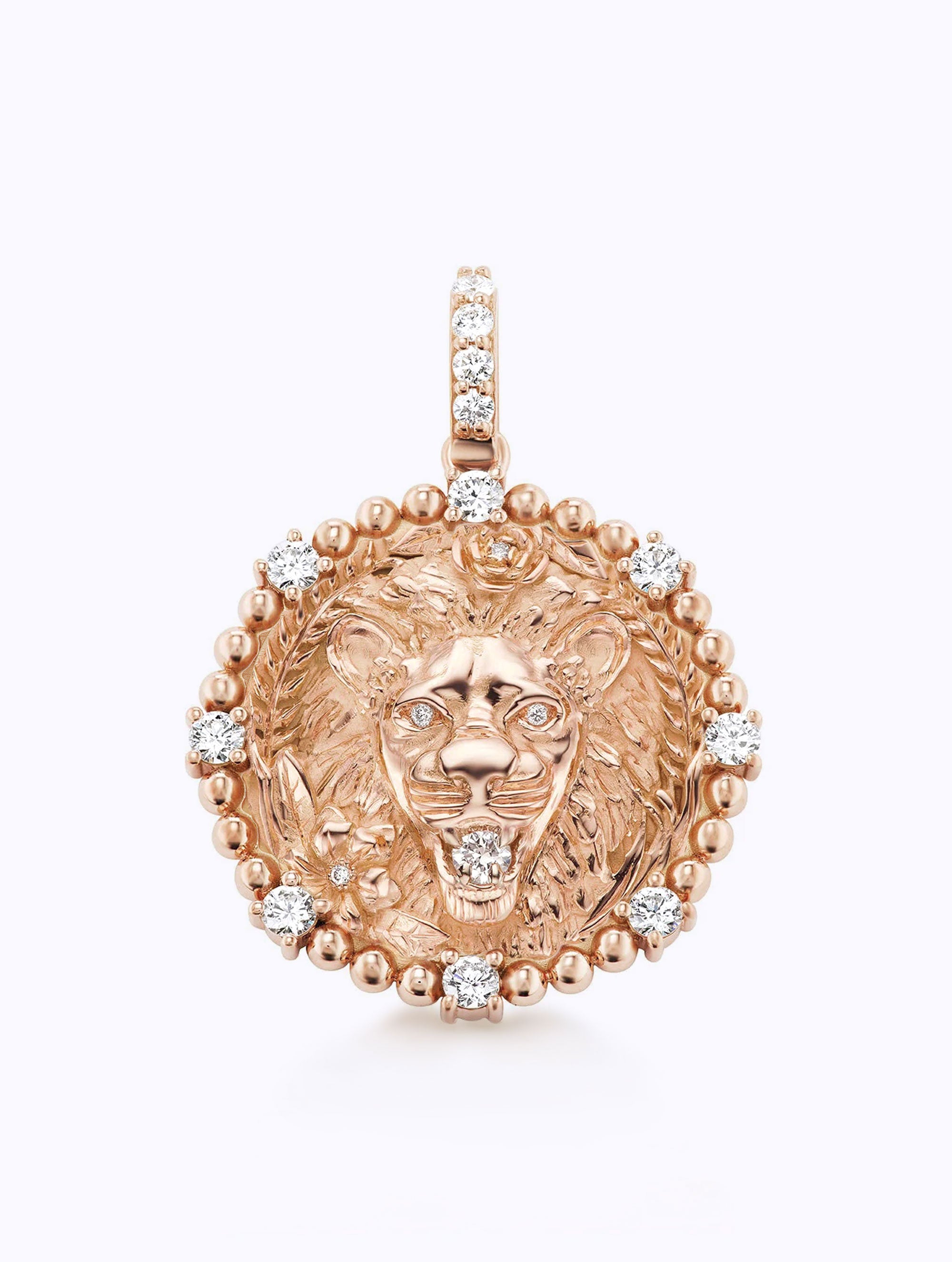8 DIAMOND ZODIAC MEDALLION