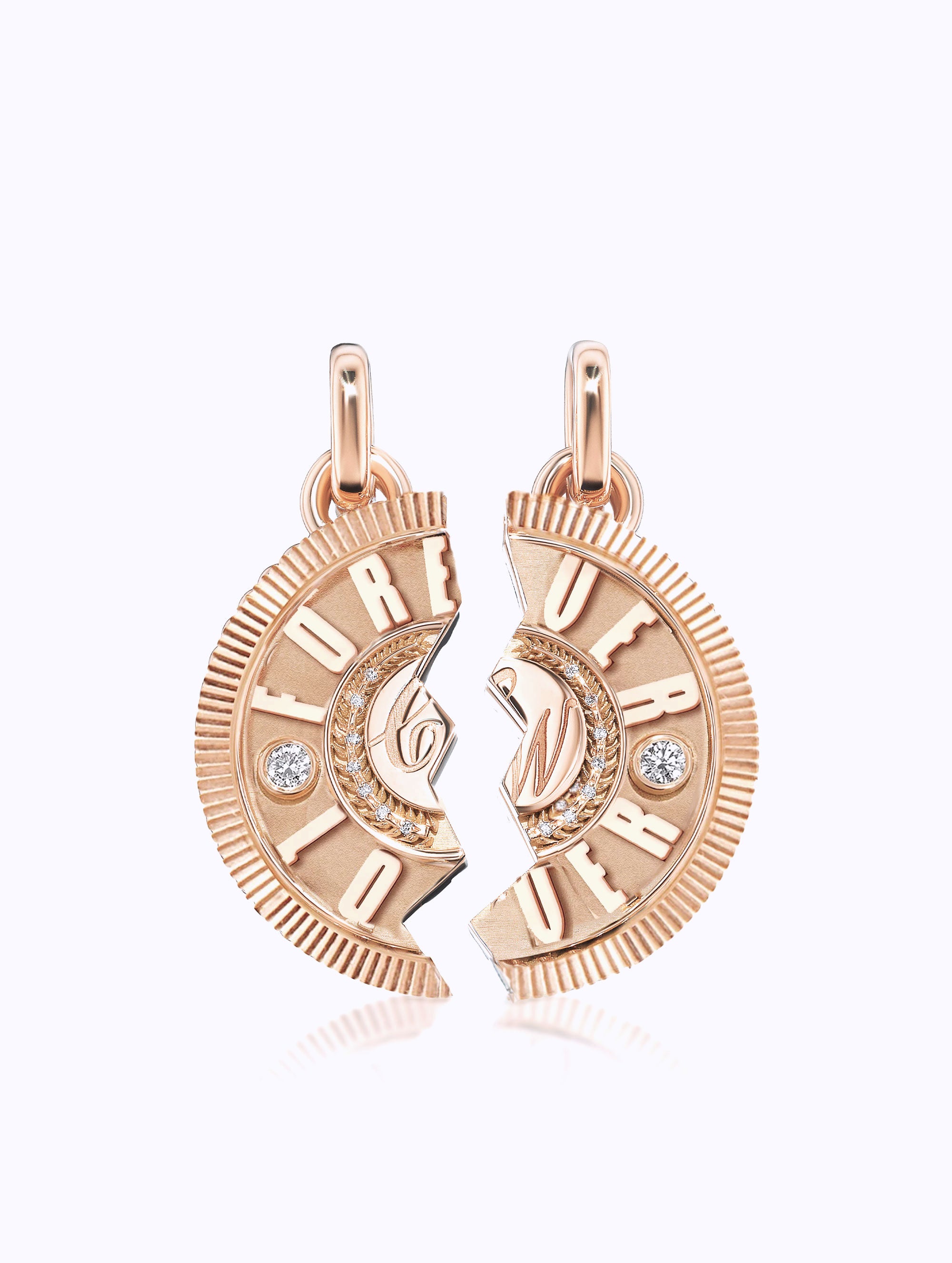 'FOREVER LOVER' DUET MEDALLION SET