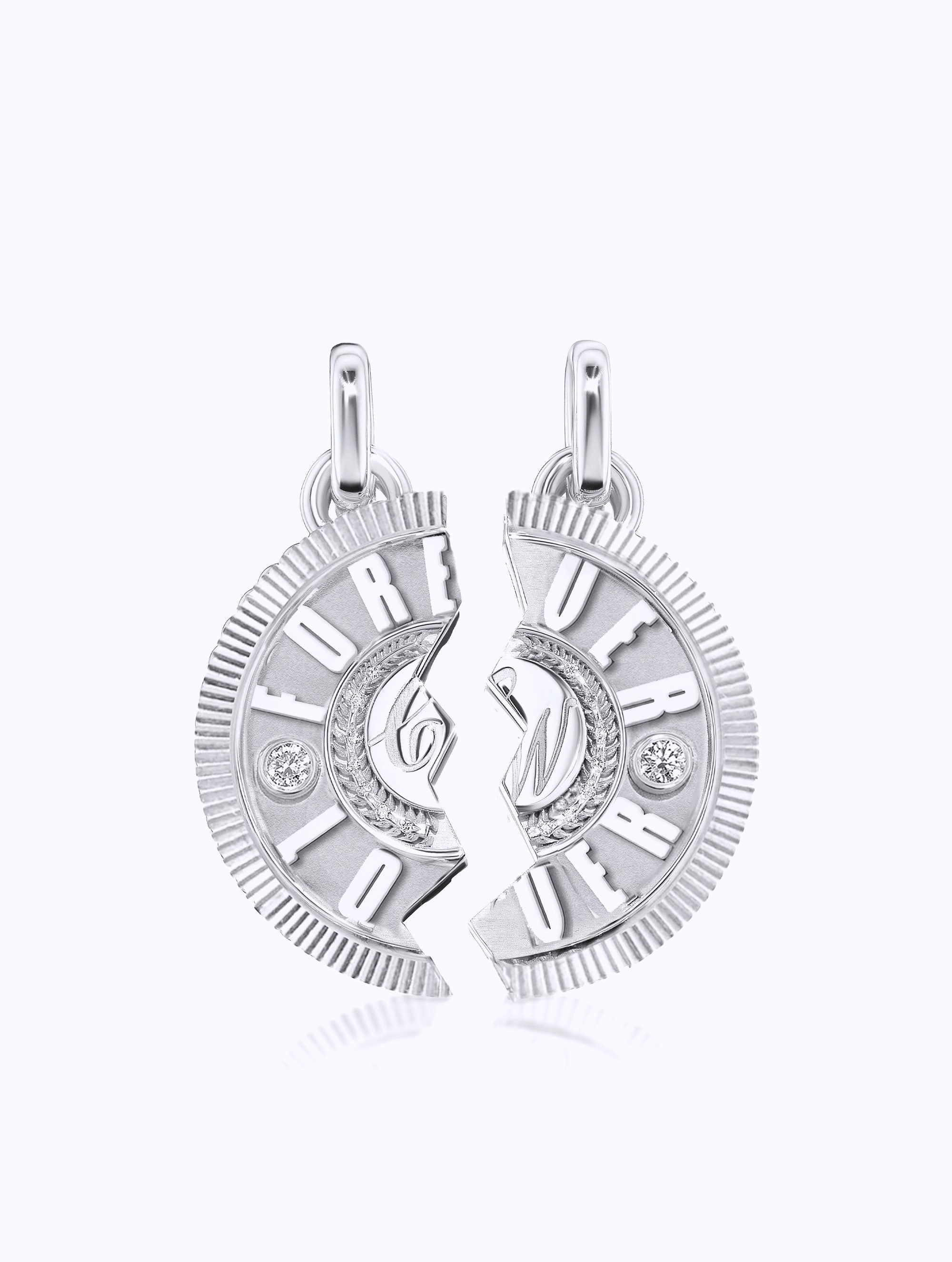 'FOREVER LOVER' DUET MEDALLION SET