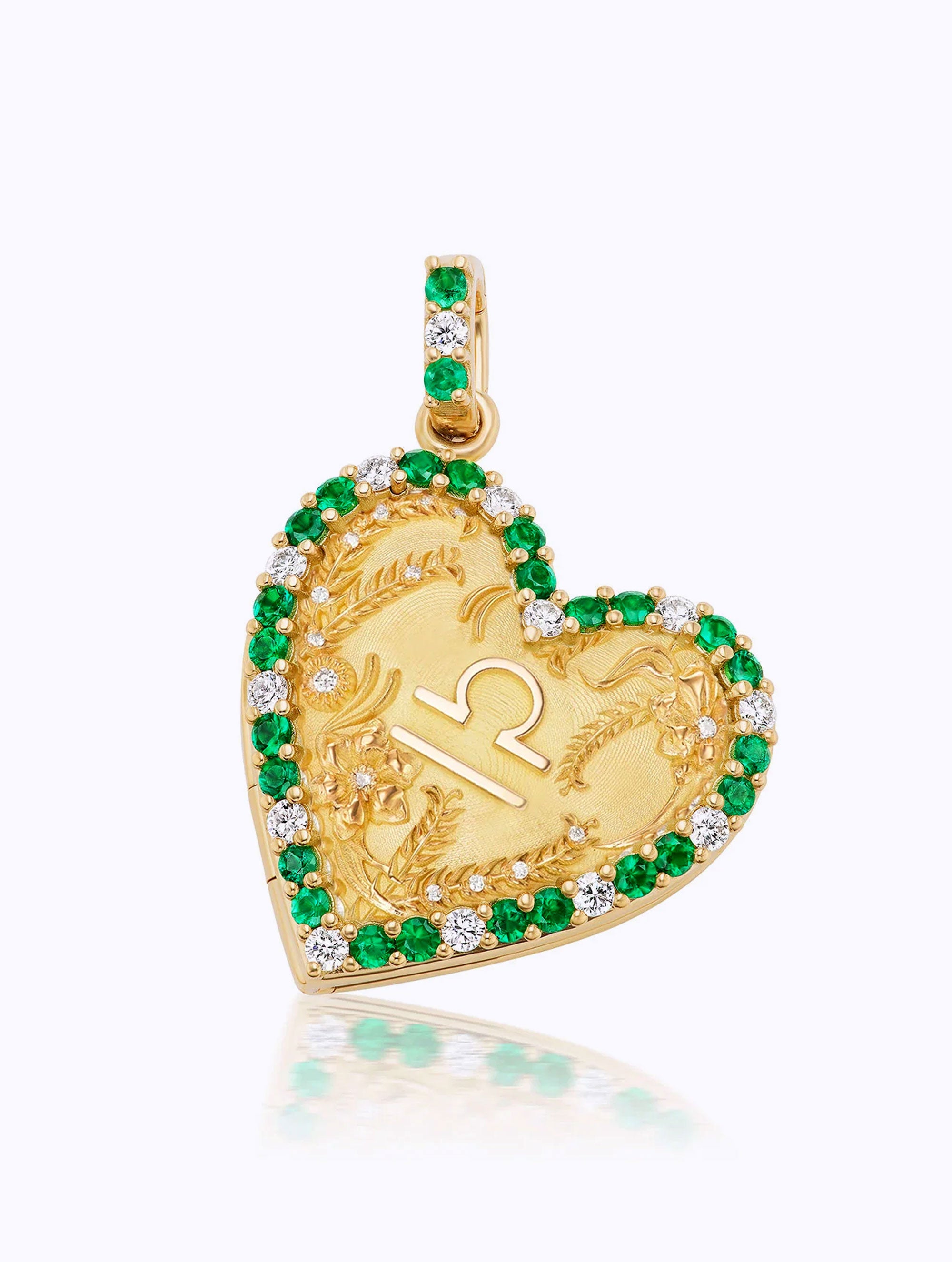 Memoir BIRTHSTONE Zodiac HEART LOCKET