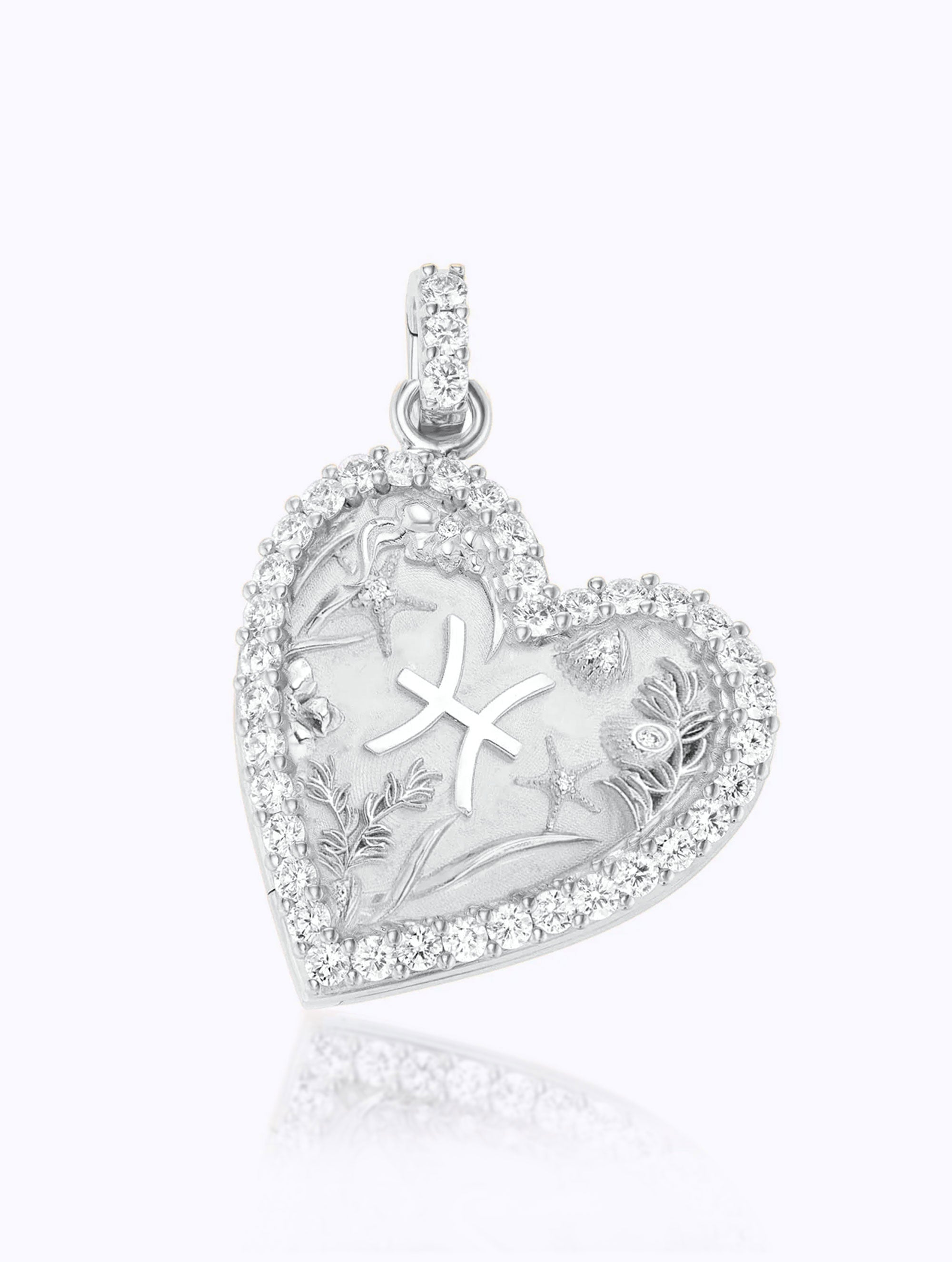 Memoir Diamond Zodiac Heart Locket