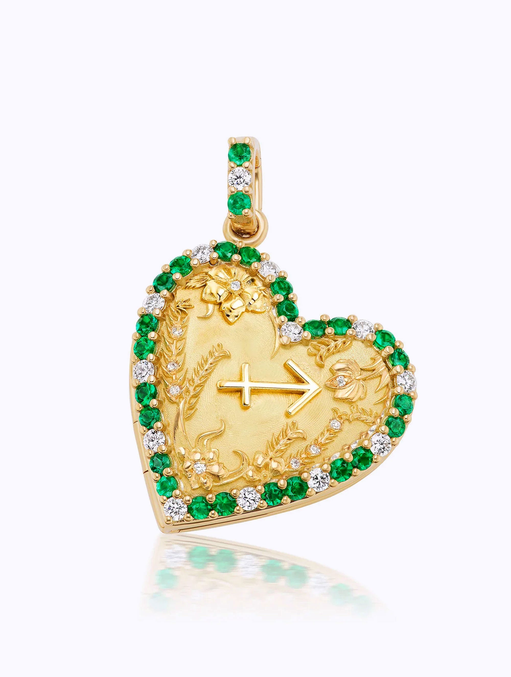 Memoir BIRTHSTONE Zodiac HEART LOCKET