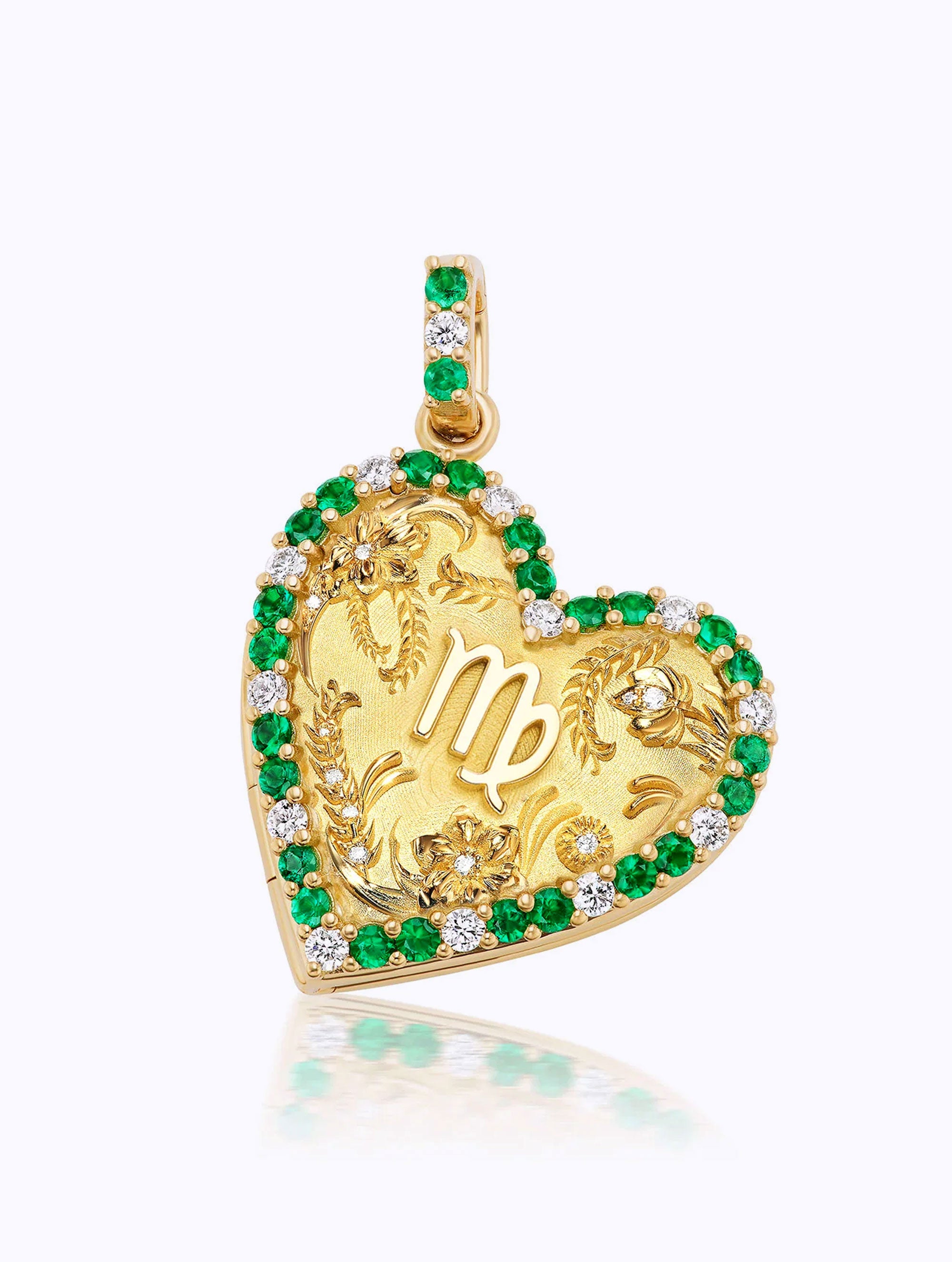 Memoir BIRTHSTONE Zodiac HEART LOCKET