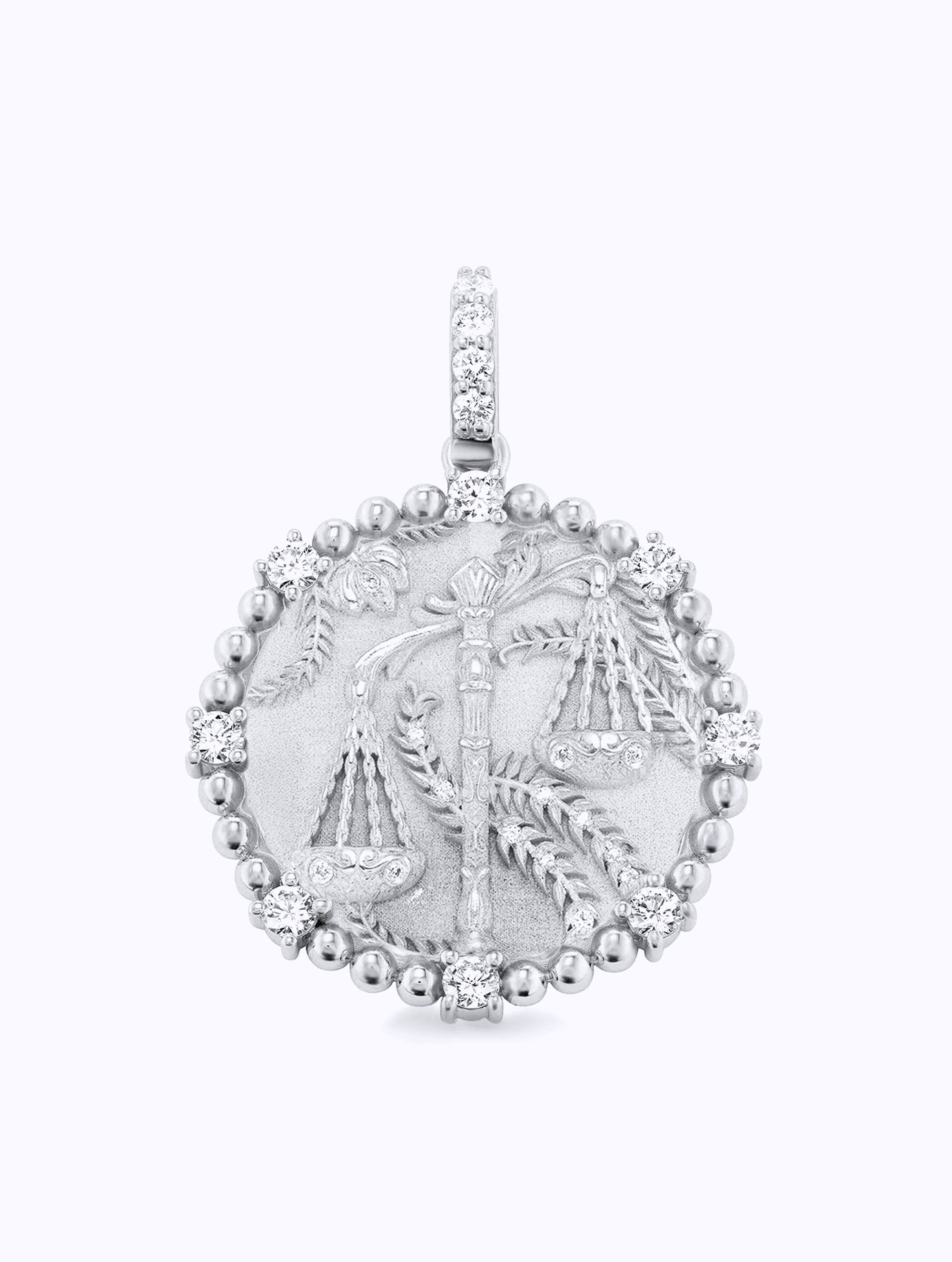 8 DIAMOND ZODIAC MEDALLION