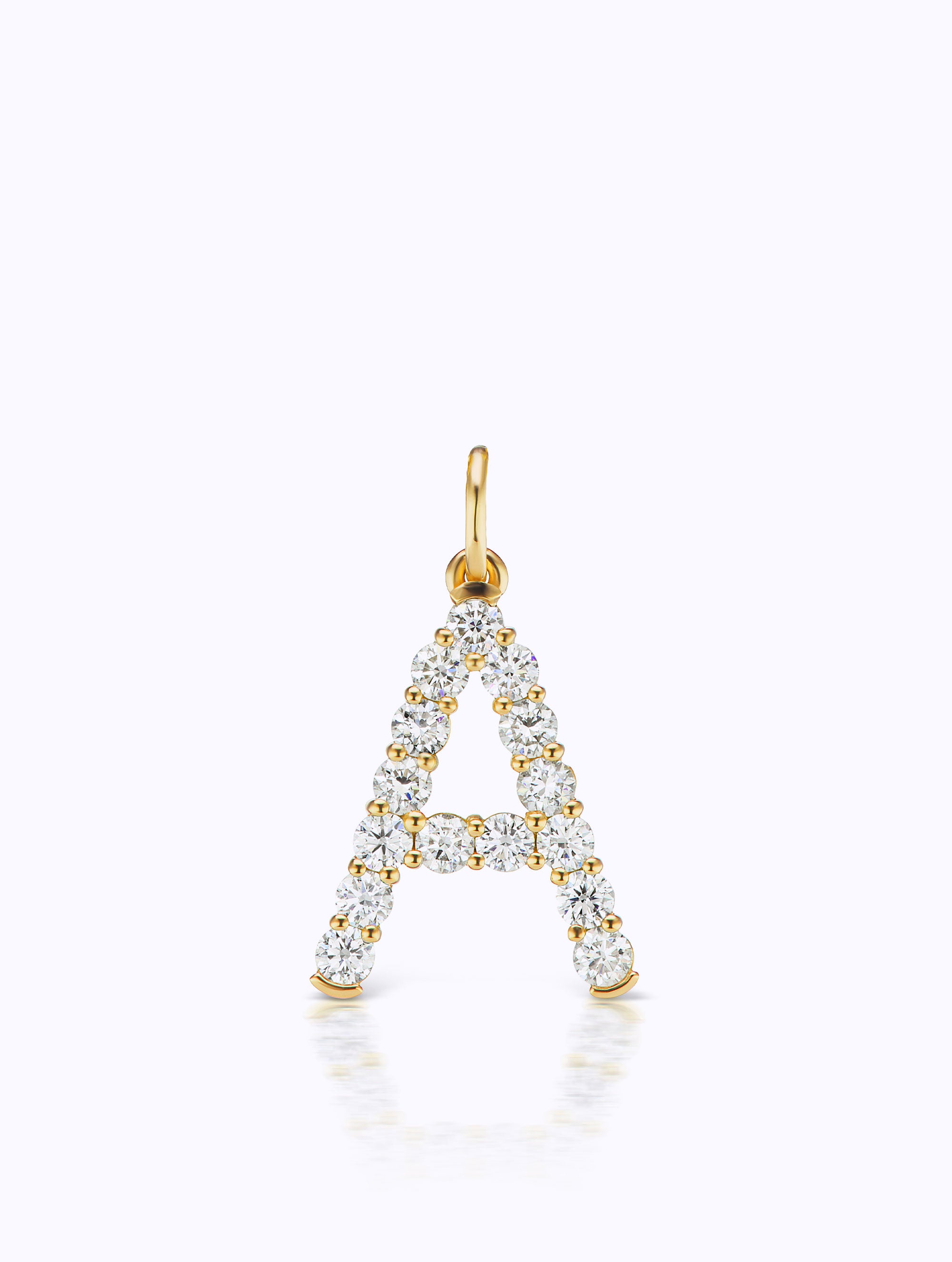 CONFETTI DIAMOND LETTER PENDANT