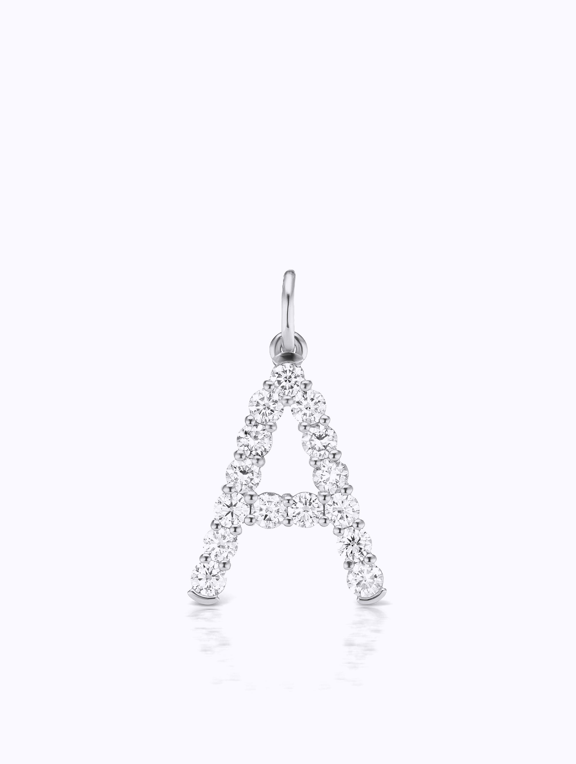 CONFETTI GEMSTONE LETTER PENDANT