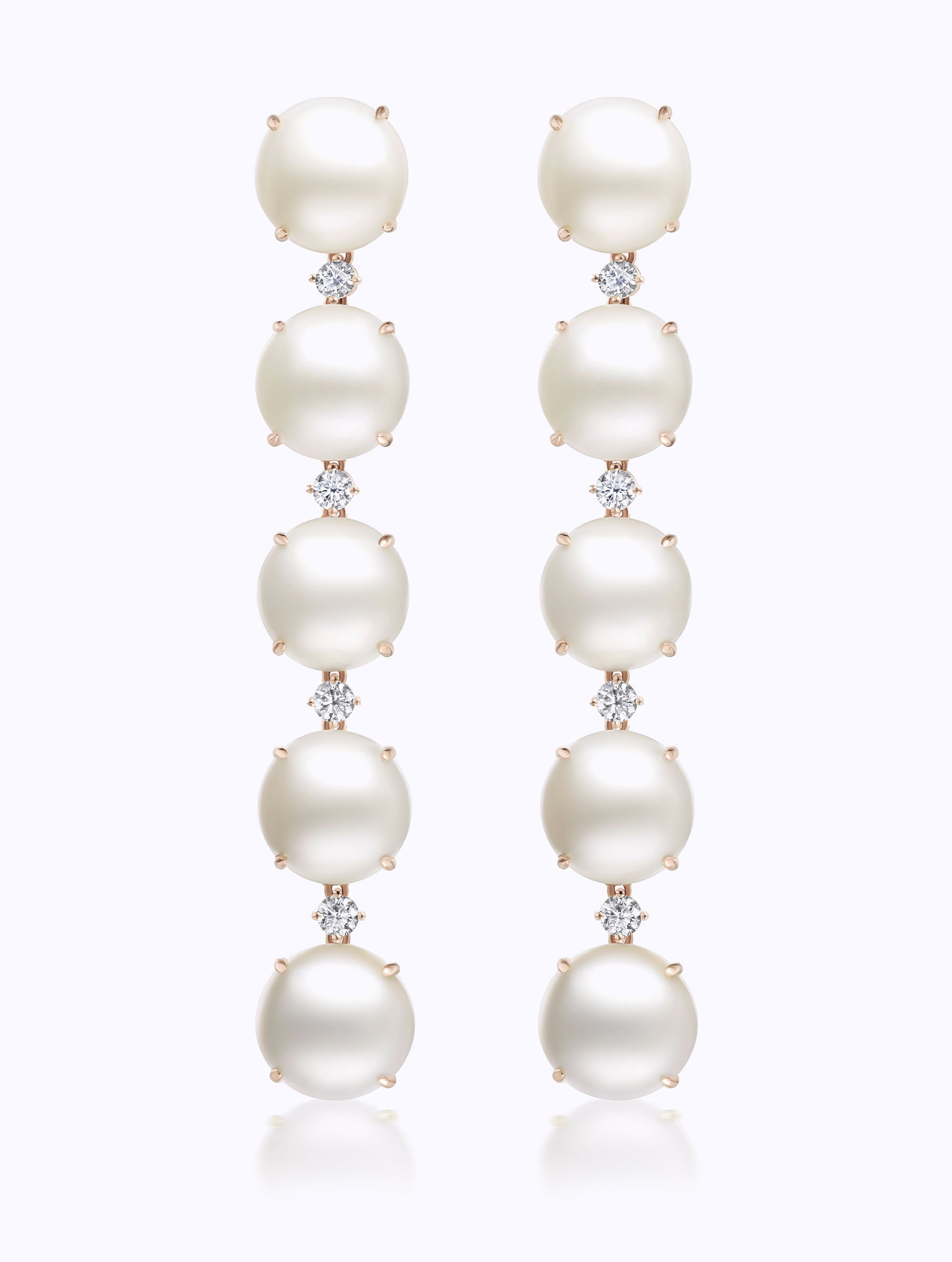 CONFETTI PEARL & DIAMOND DROP EARRINGS